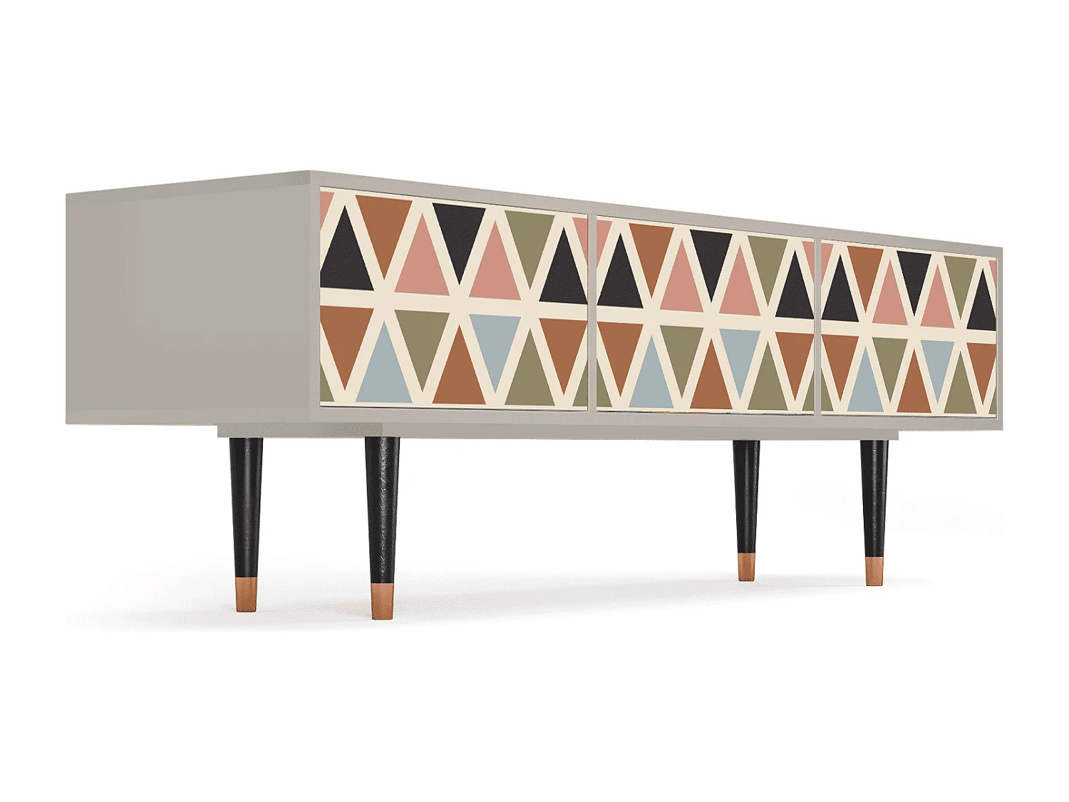 TV-Möbel - 170х59х48 cm - T4 - Royal Triangles, Sand