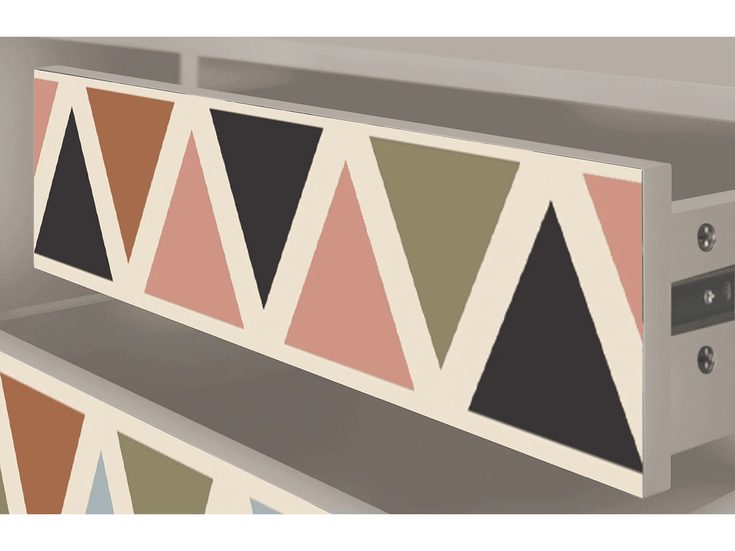 TV-Möbel - 170х59х48 cm - T4 - Royal Triangles, Sand