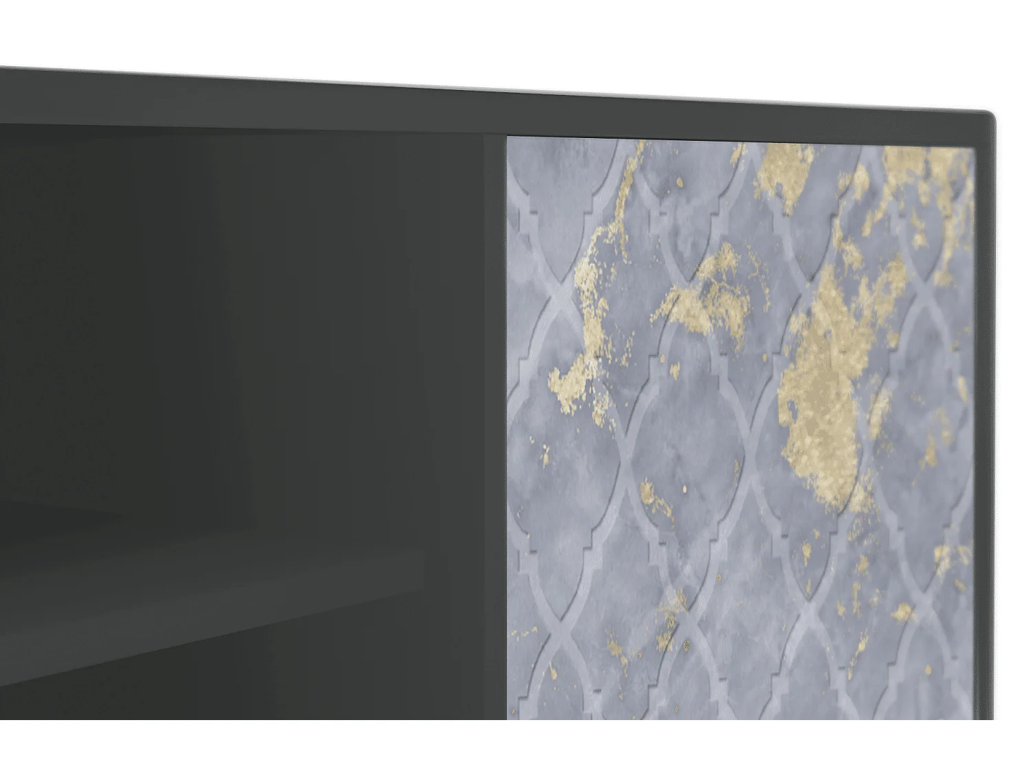 Meuble TV - 170х69х48 cm - T2 - Golden Smoke, Anthracite