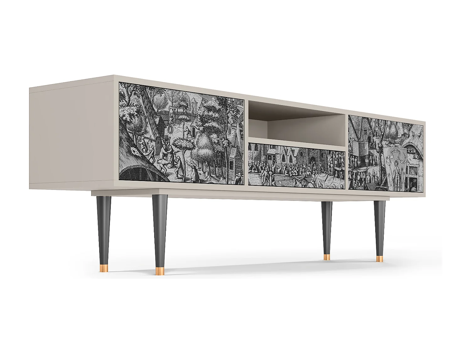 Mueble de TV - 170х59х41 cm - T6 - The Festival of Saint, Arena