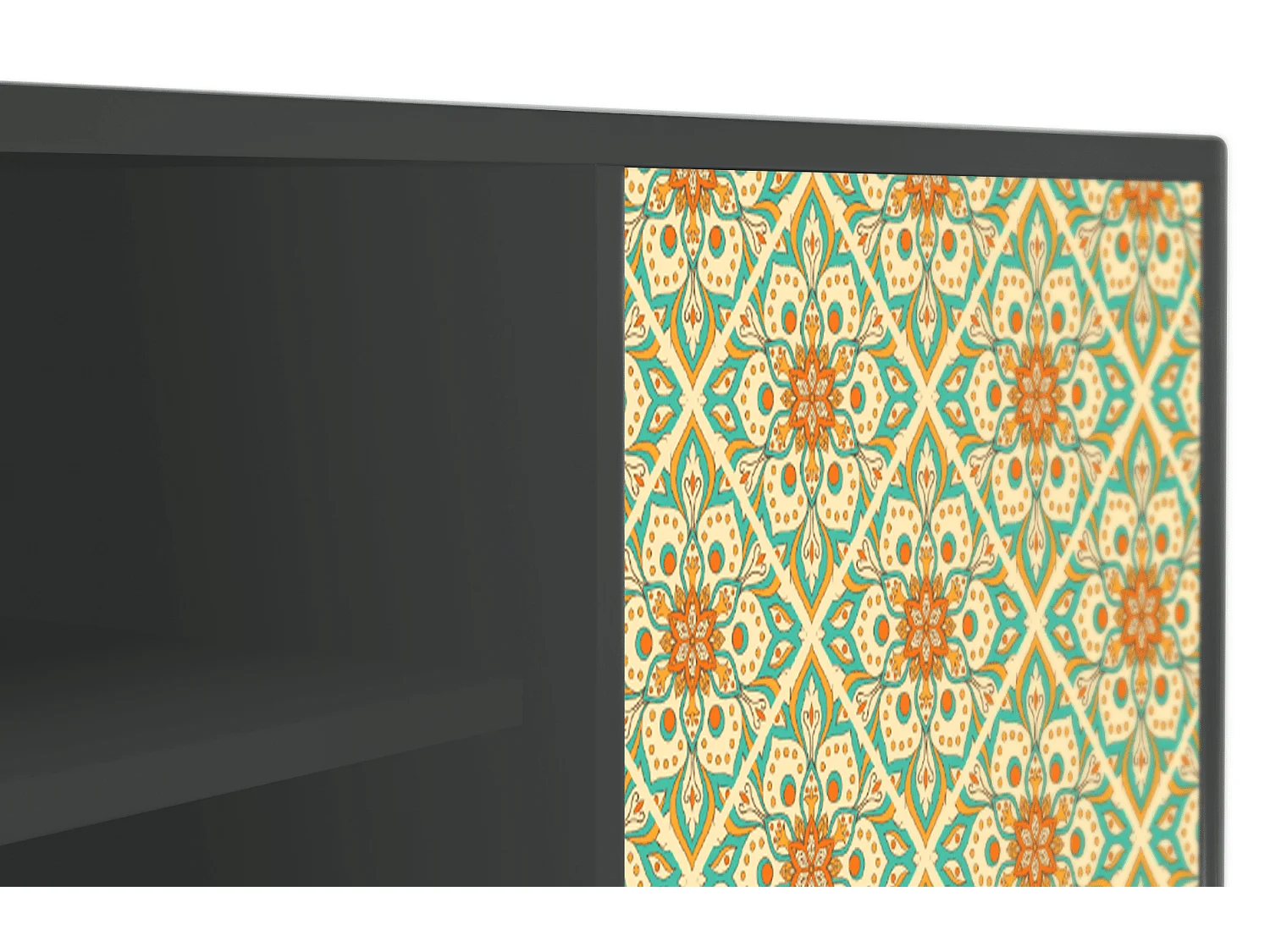 Meuble TV - 170х69х48 cm - T2 - Hindu Daisy, Anthracite