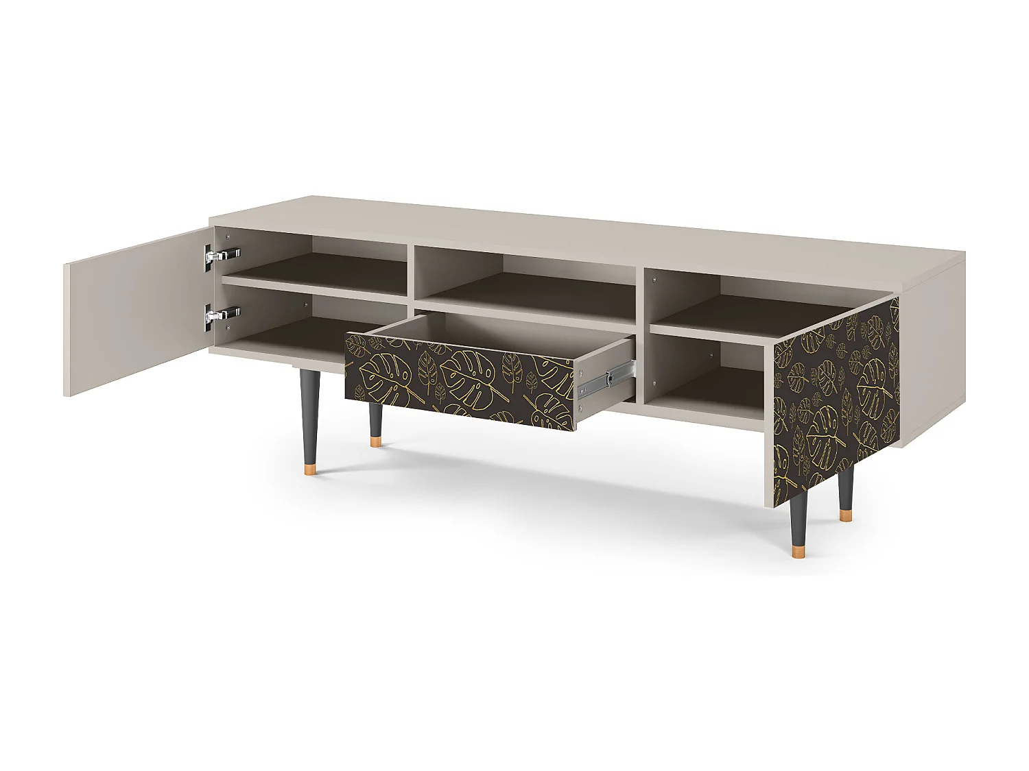 Meuble TV - 170х59х41 cm - T6 - Fall Of The Leaves, Sable