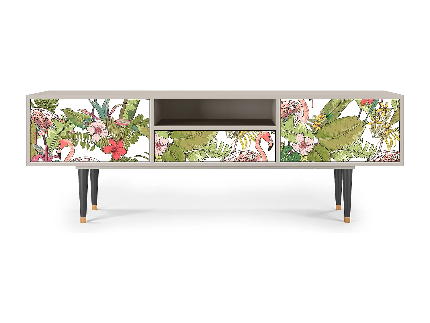 Meuble TV - 170х59х41 cm - T6 - Sweet Flamingo, Sable
