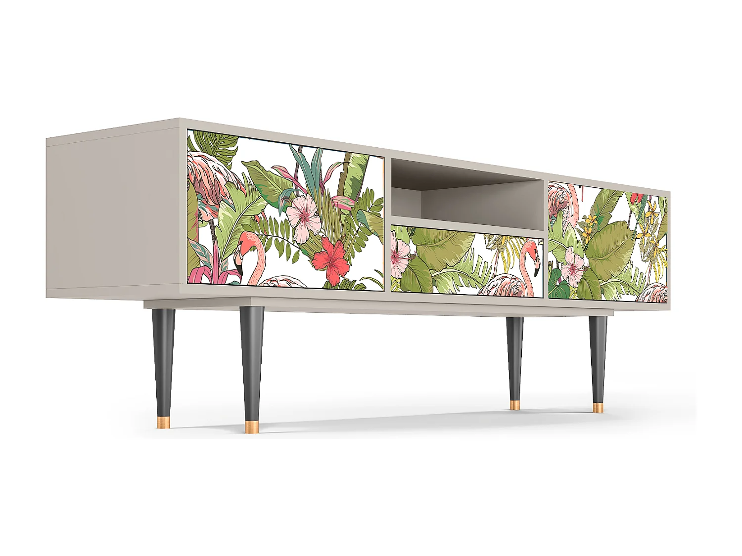 Mobile TV - 170х59х41 cm - T6 - Sweet Flamingo, Sabbia