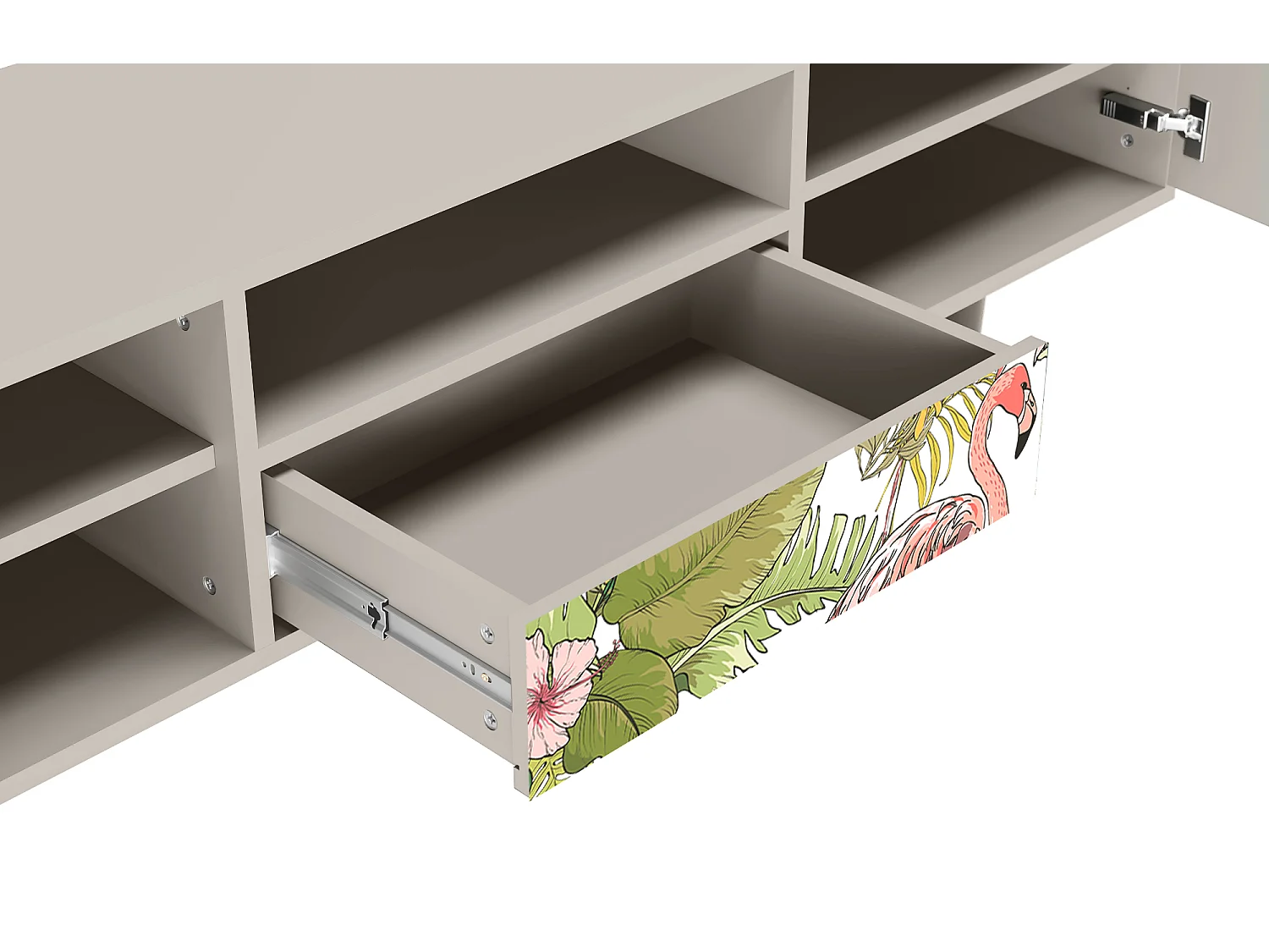 Mobile TV - 170х59х41 cm - T6 - Sweet Flamingo, Sabbia