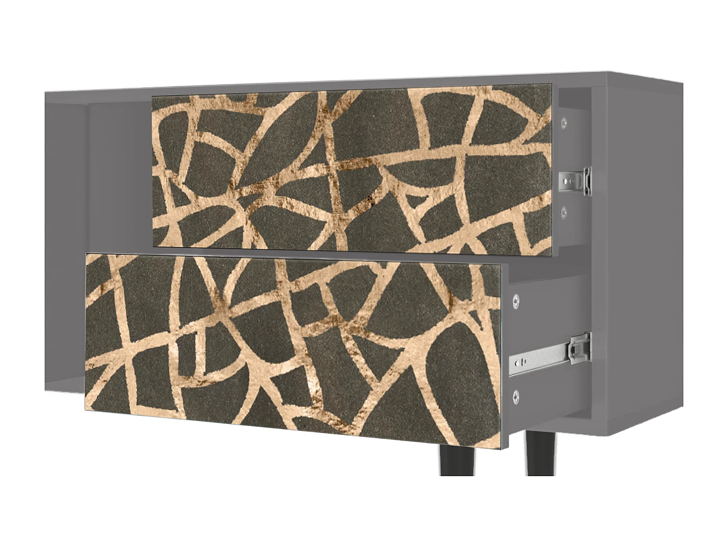 Mueble de TV - 170х69х48 cm - T1 - Enlarged Leaf, Gris