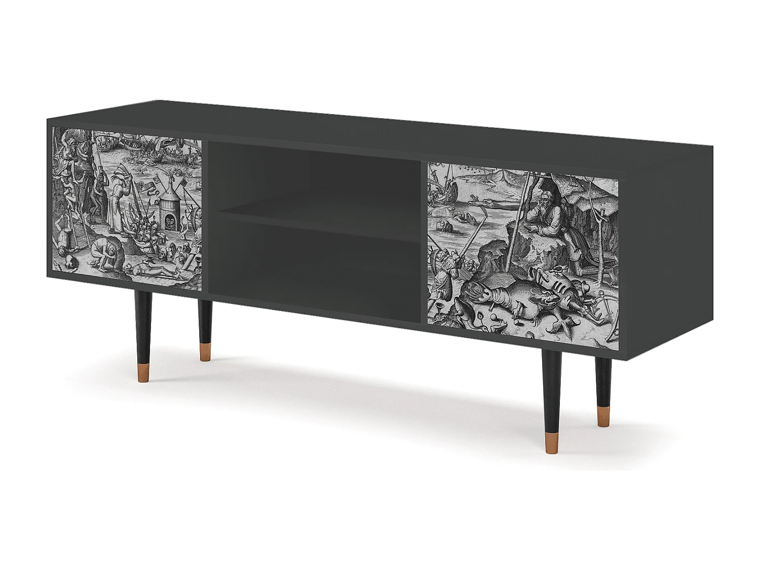 TV-Möbel - 170х69х48 cm - T2 - The Temptation, Anthrazit