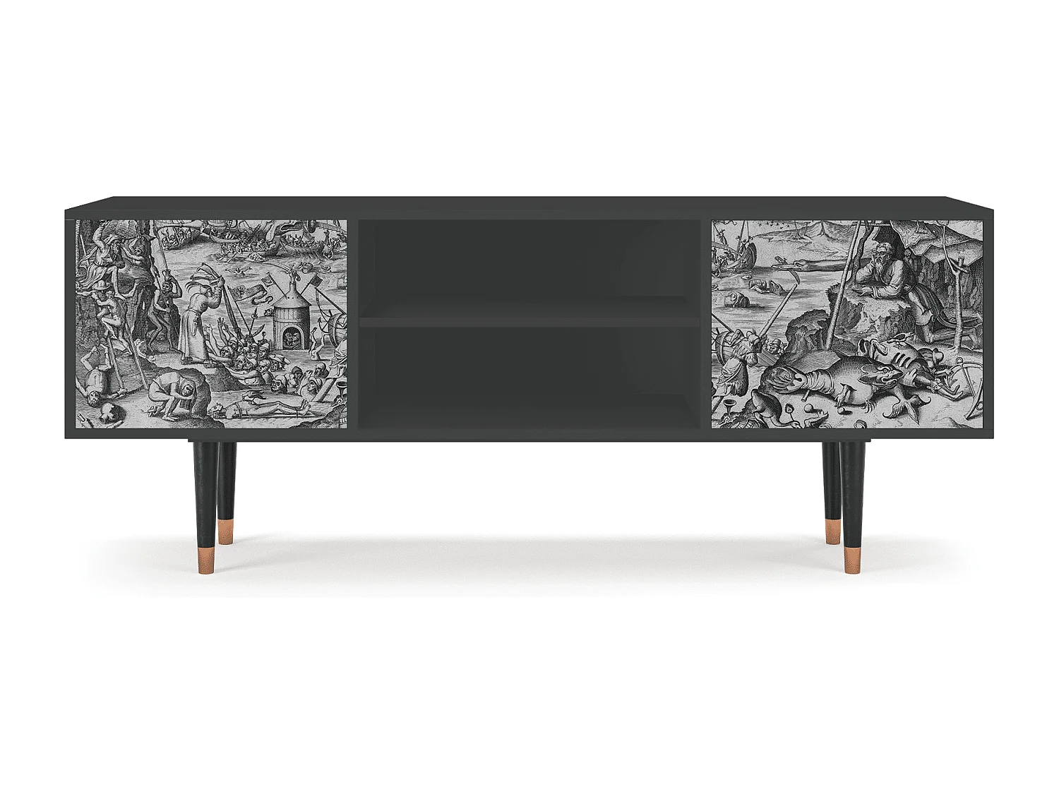 TV-Möbel - 170х69х48 cm - T2 - The Temptation, Anthrazit