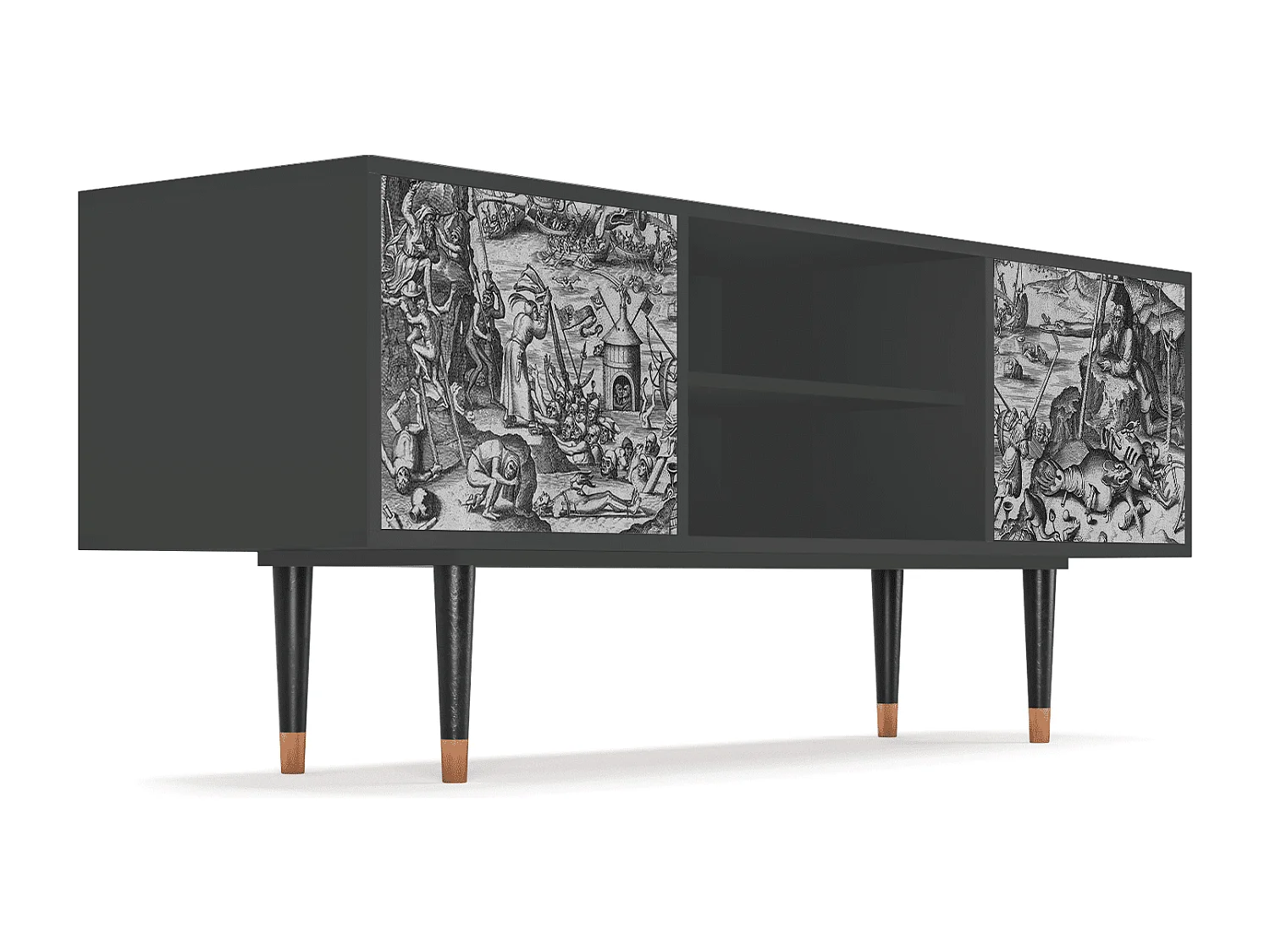 TV-Möbel - 170х69х48 cm - T2 - The Temptation, Anthrazit