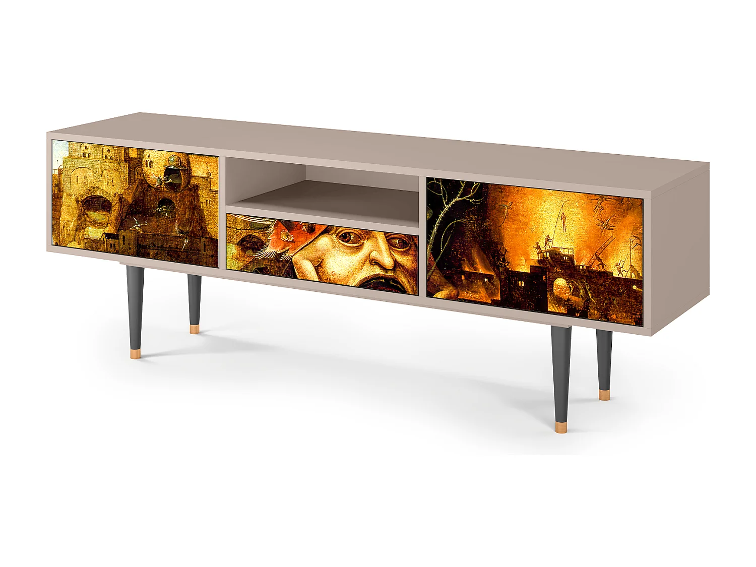 Meuble TV - 170х59х41 cm - T6 - Christ in Limbo, Sable