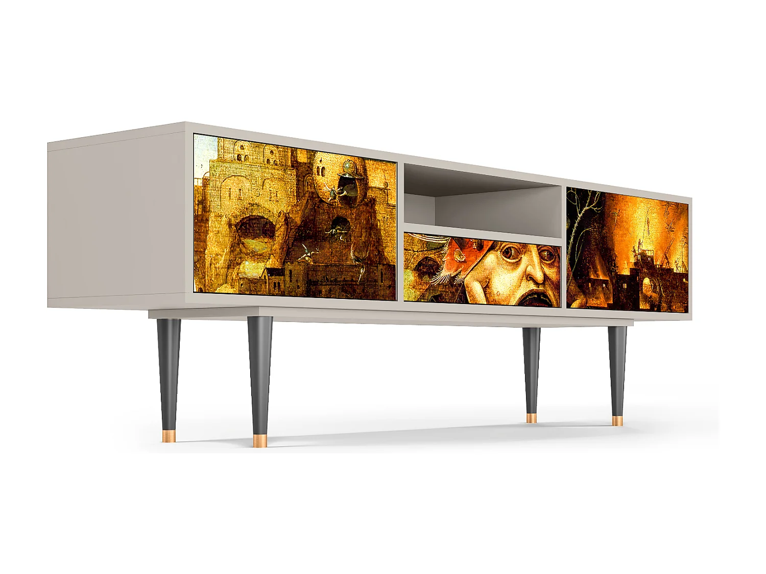 Meuble TV - 170х59х41 cm - T6 - Christ in Limbo, Sable