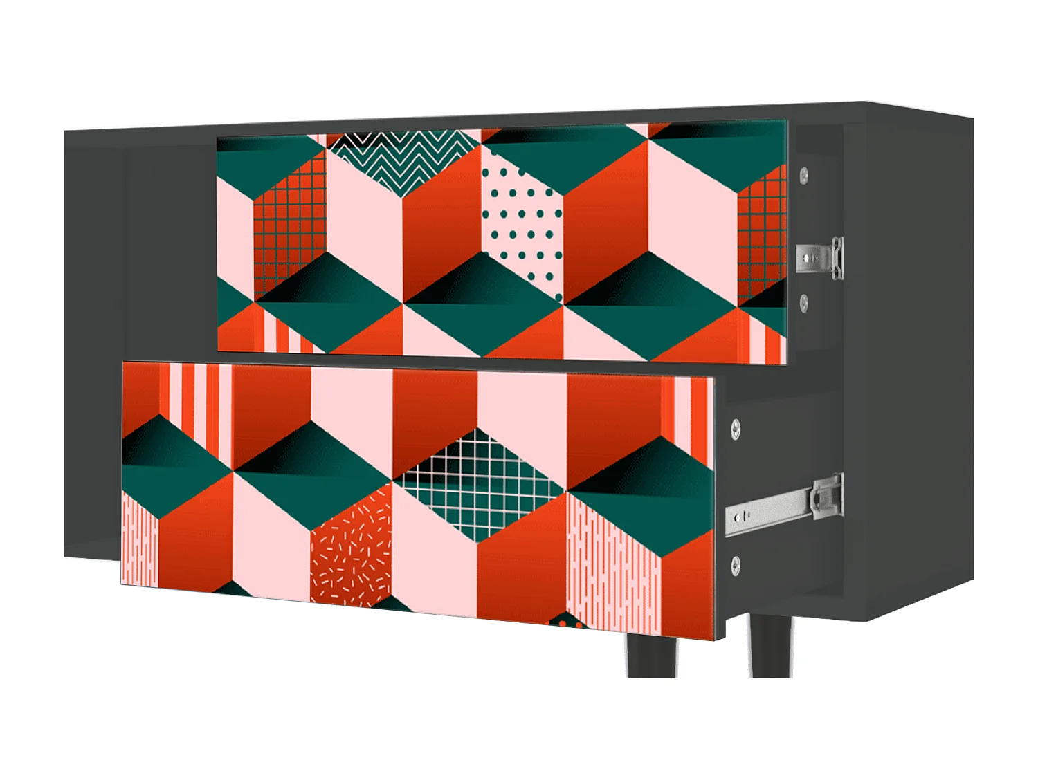 Mueble de TV - 170х69х48 cm - T1 - Pepsi-Cola, Antracita