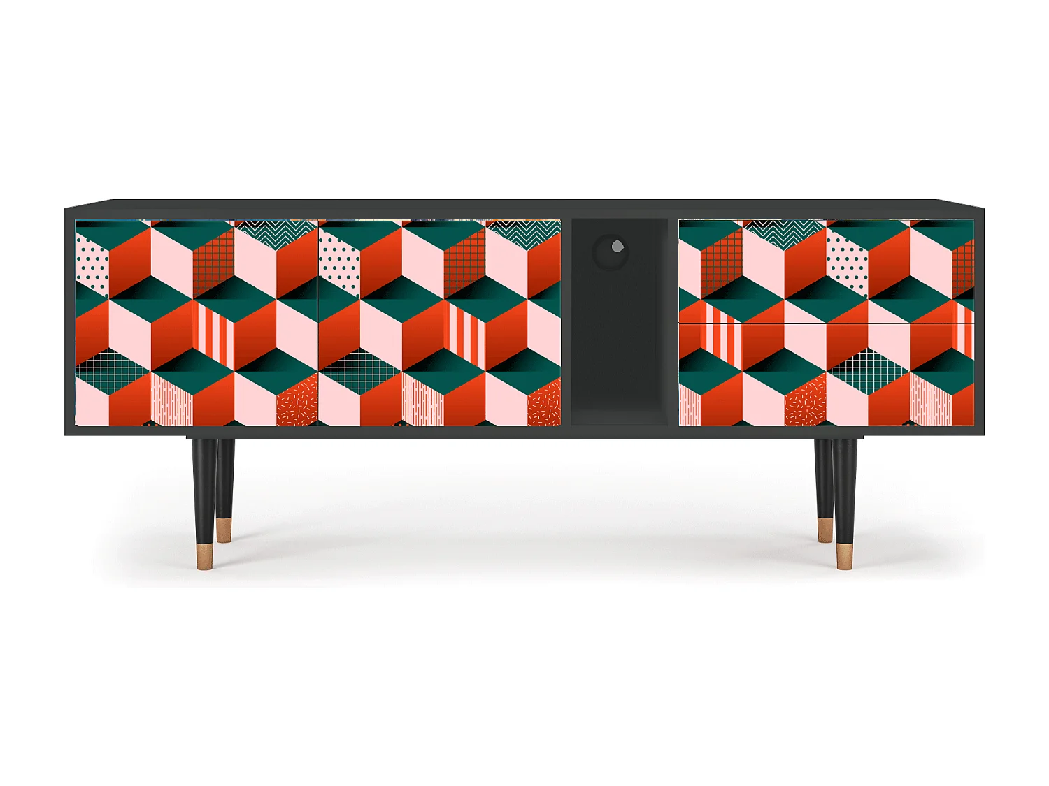 TV-Möbel - 170х69х48 cm - T1 - Pepsi-Cola, Anthrazit