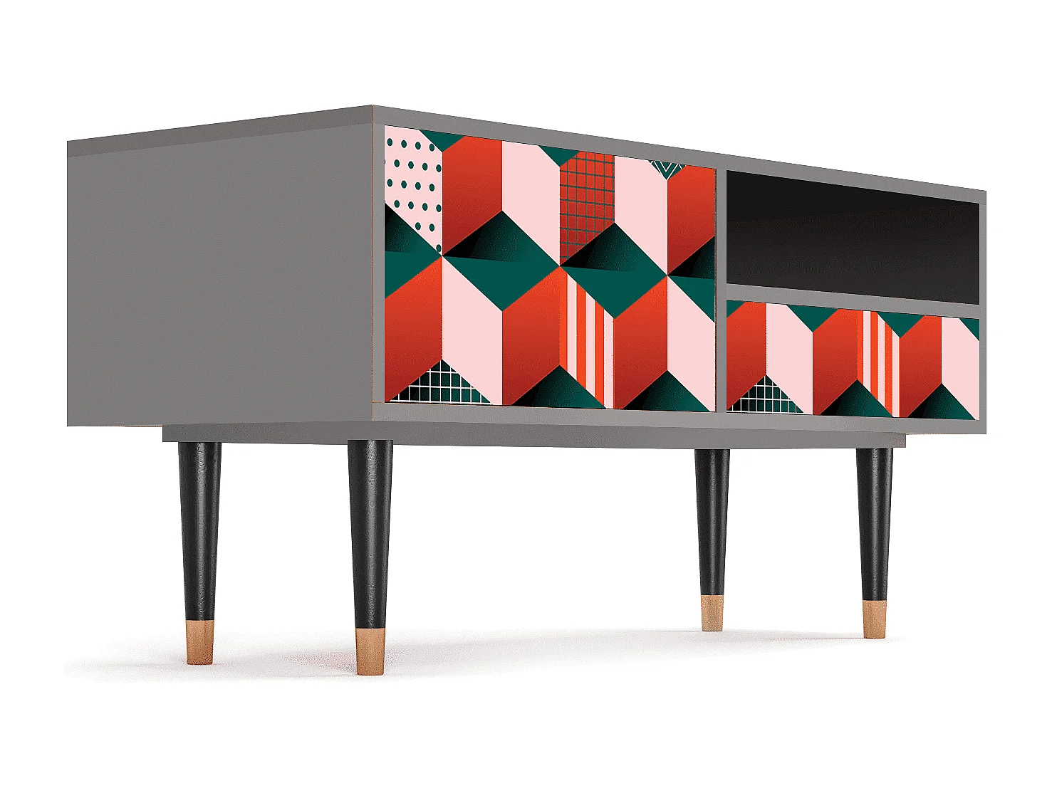 Mueble de TV - 115х59х48 cm - T3 - Pepsi-Cola, Gris