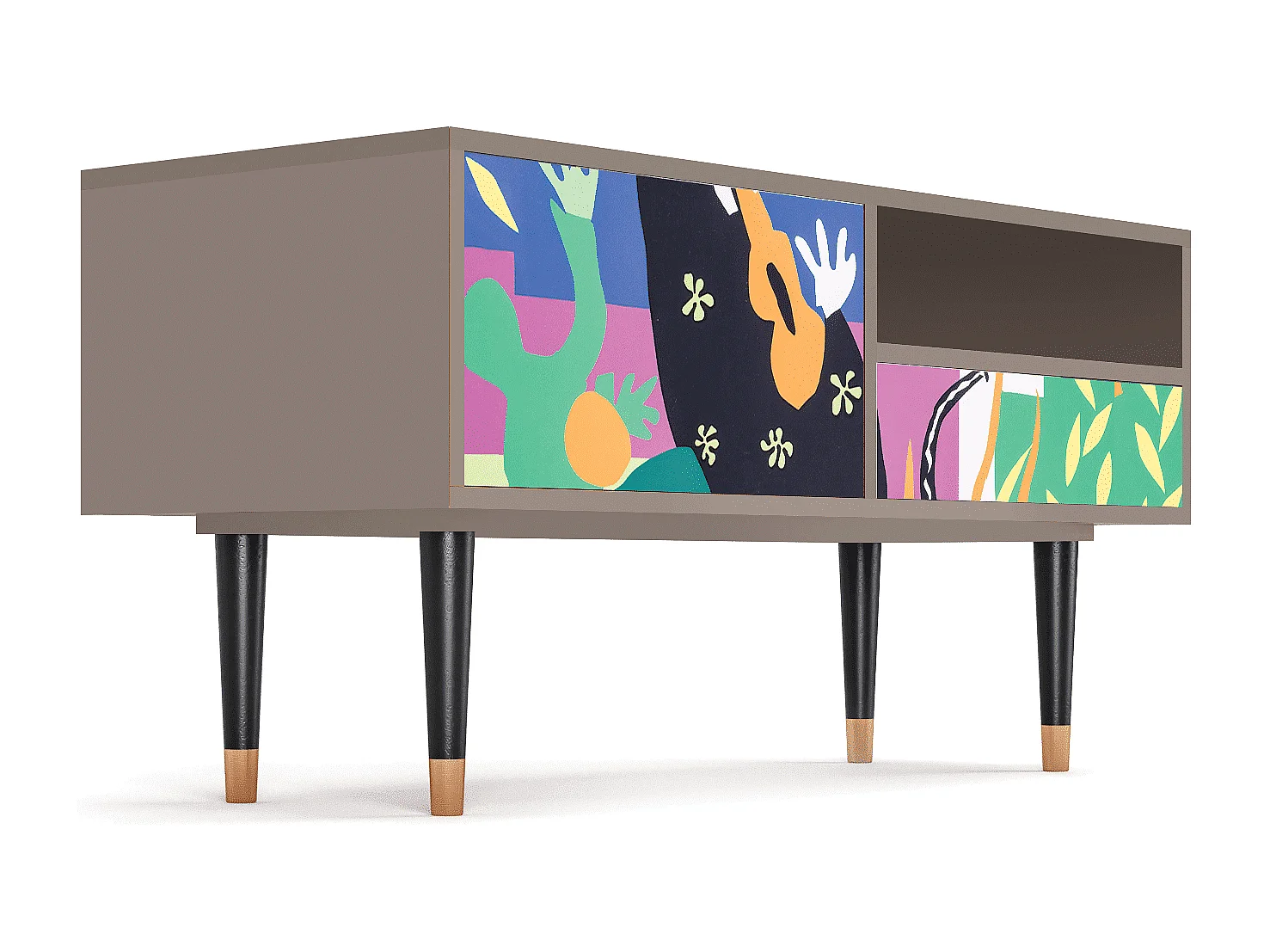 TV-meubel - 115х59х48 cm - T3 - La Tristesse du Roi, Latte