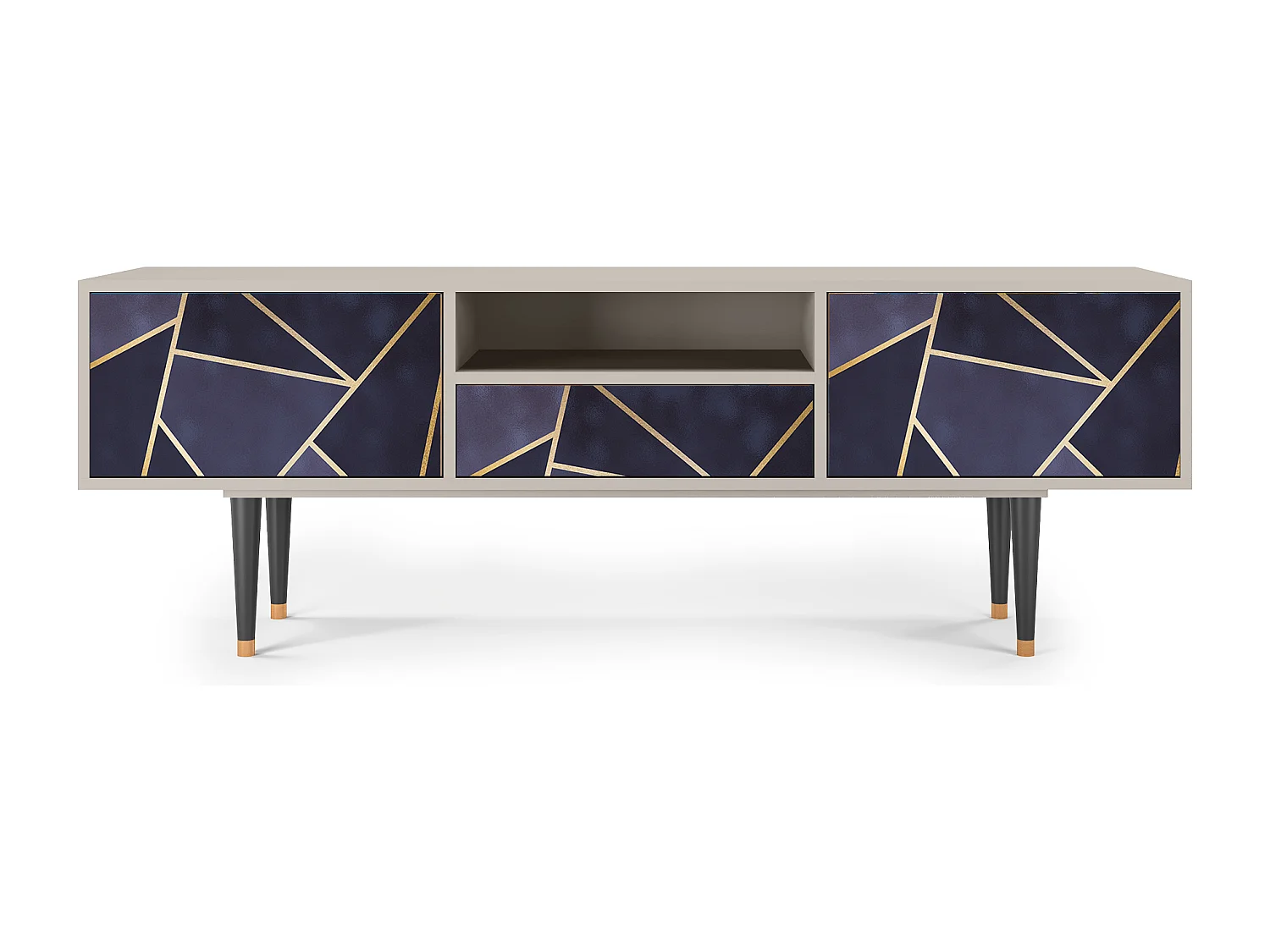 Meuble TV - 170х59х41 cm - T6 - The Amethyst, Sable