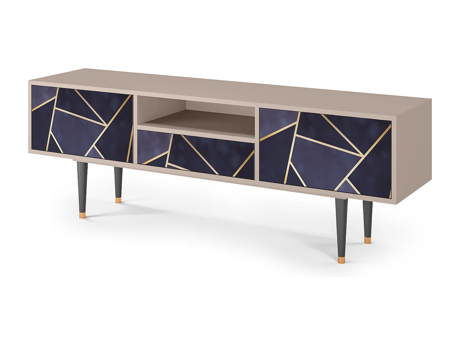 Meuble TV - 170х59х41 cm - T6 - The Amethyst, Sable