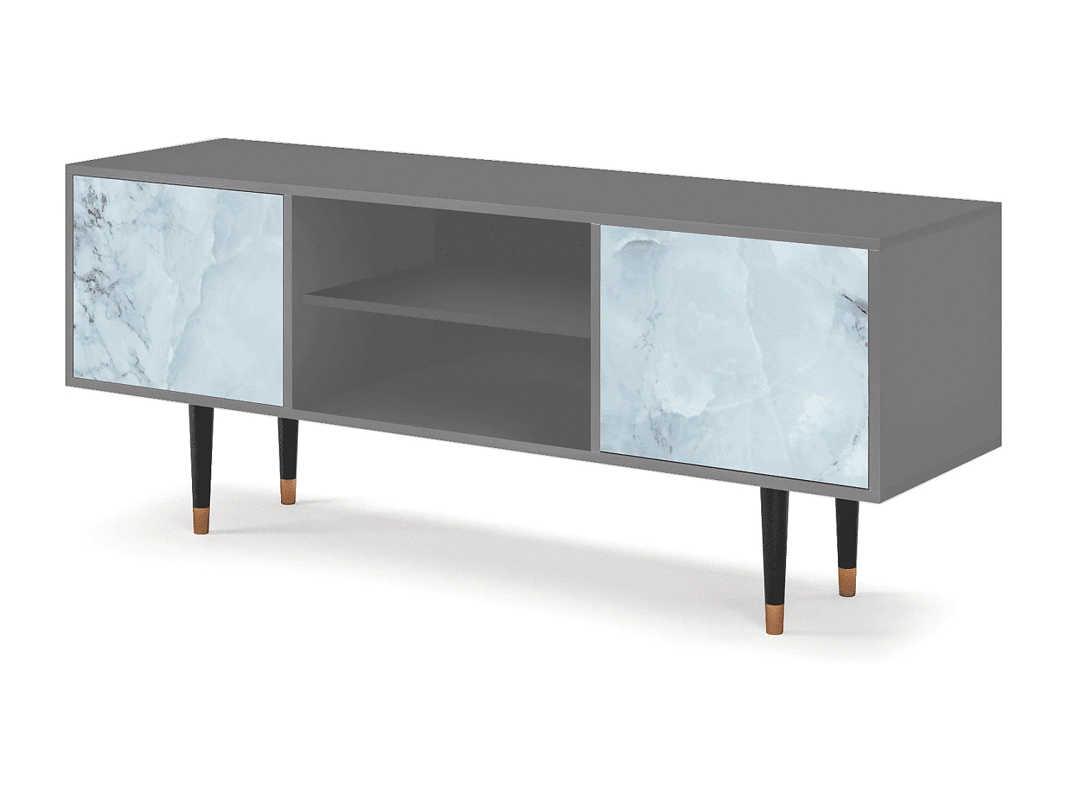 TV-Möbel - 170х69х48 cm - T2 - Glacial Colour, Grau