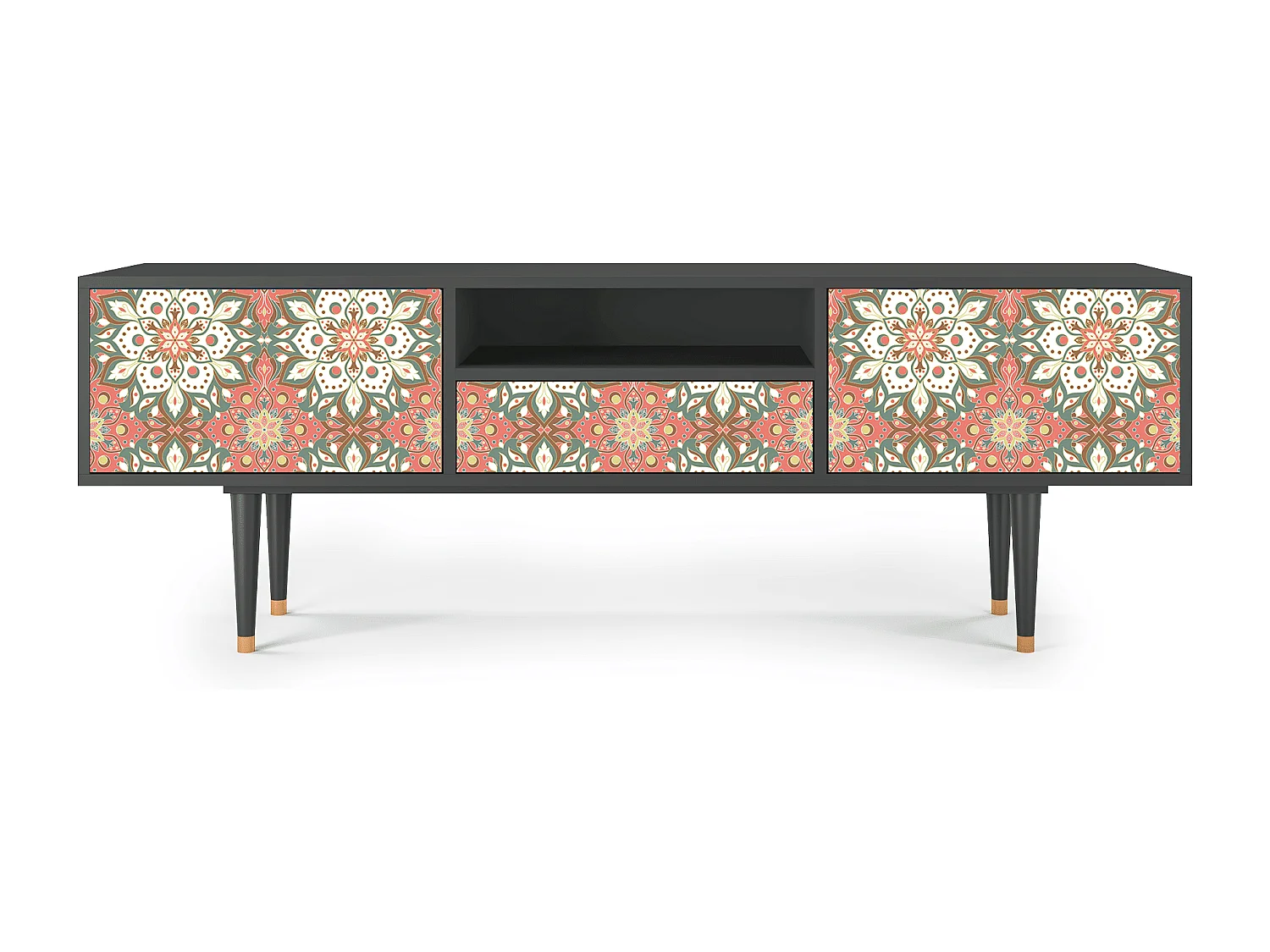 Meuble TV - 170х59х41 cm - T6 - Peach Grove, Anthracite