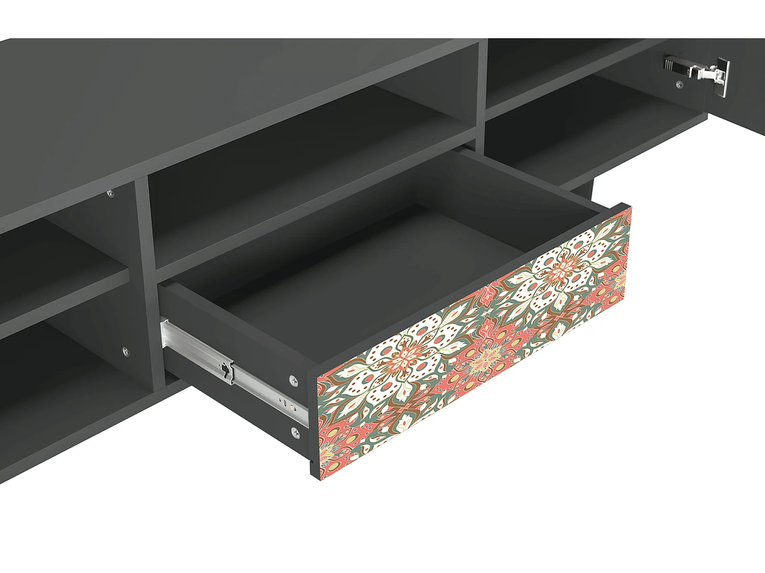 Meuble TV - 170х59х41 cm - T6 - Peach Grove, Anthracite