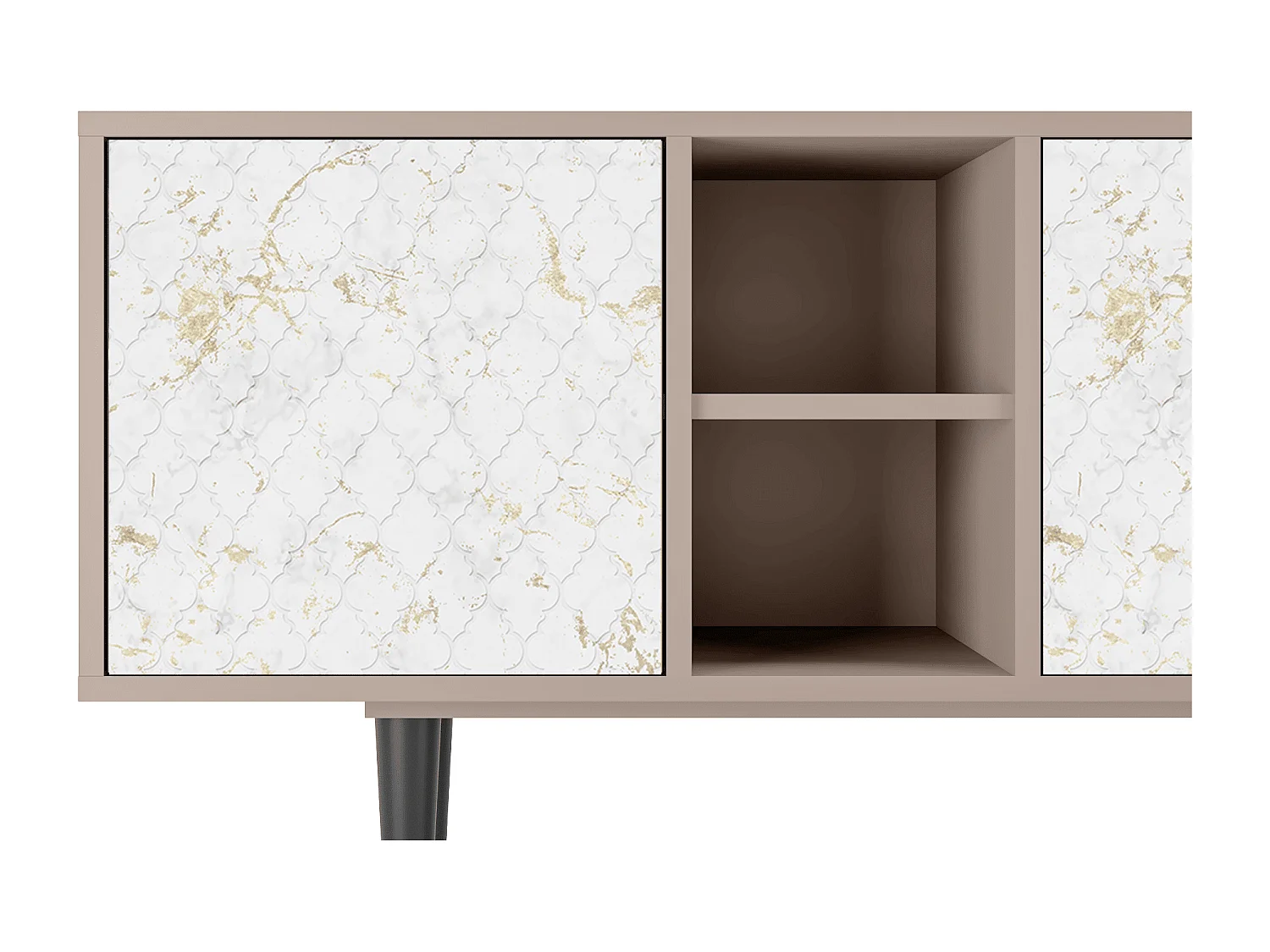 Meuble TV - 150х69х41 cm - T5 - Sweet Cotton, Latte