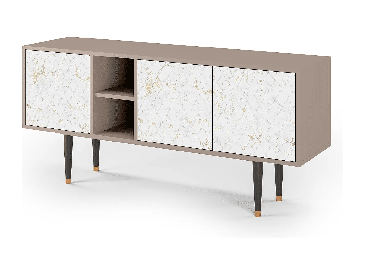 Meuble TV - 150х69х41 cm - T5 - Sweet Cotton, Latte