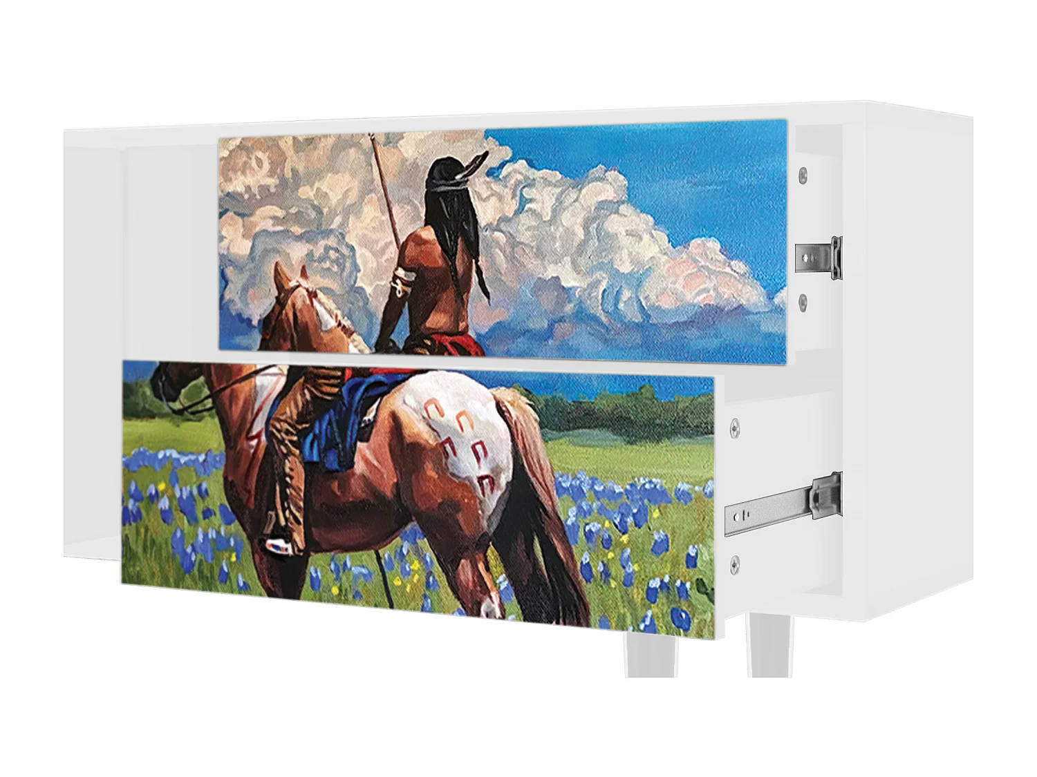 Mueble de TV - 170х69х48 cm - T1 - Thunderheads by Dean, Blanco