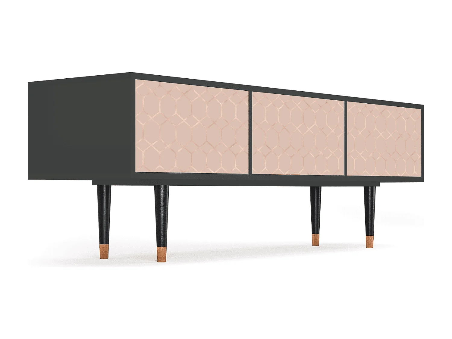 Mobile TV - 170х59х48 cm - T4 - Rose Honeycomb, Antracite