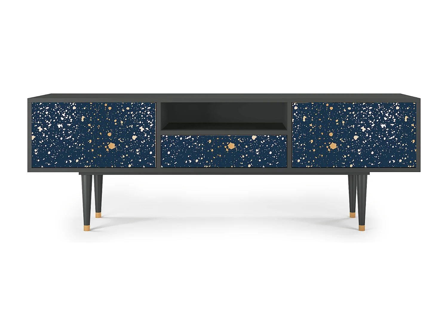 TV-meubel - 170х59х41 cm - T6 - Starfall, Antraciet