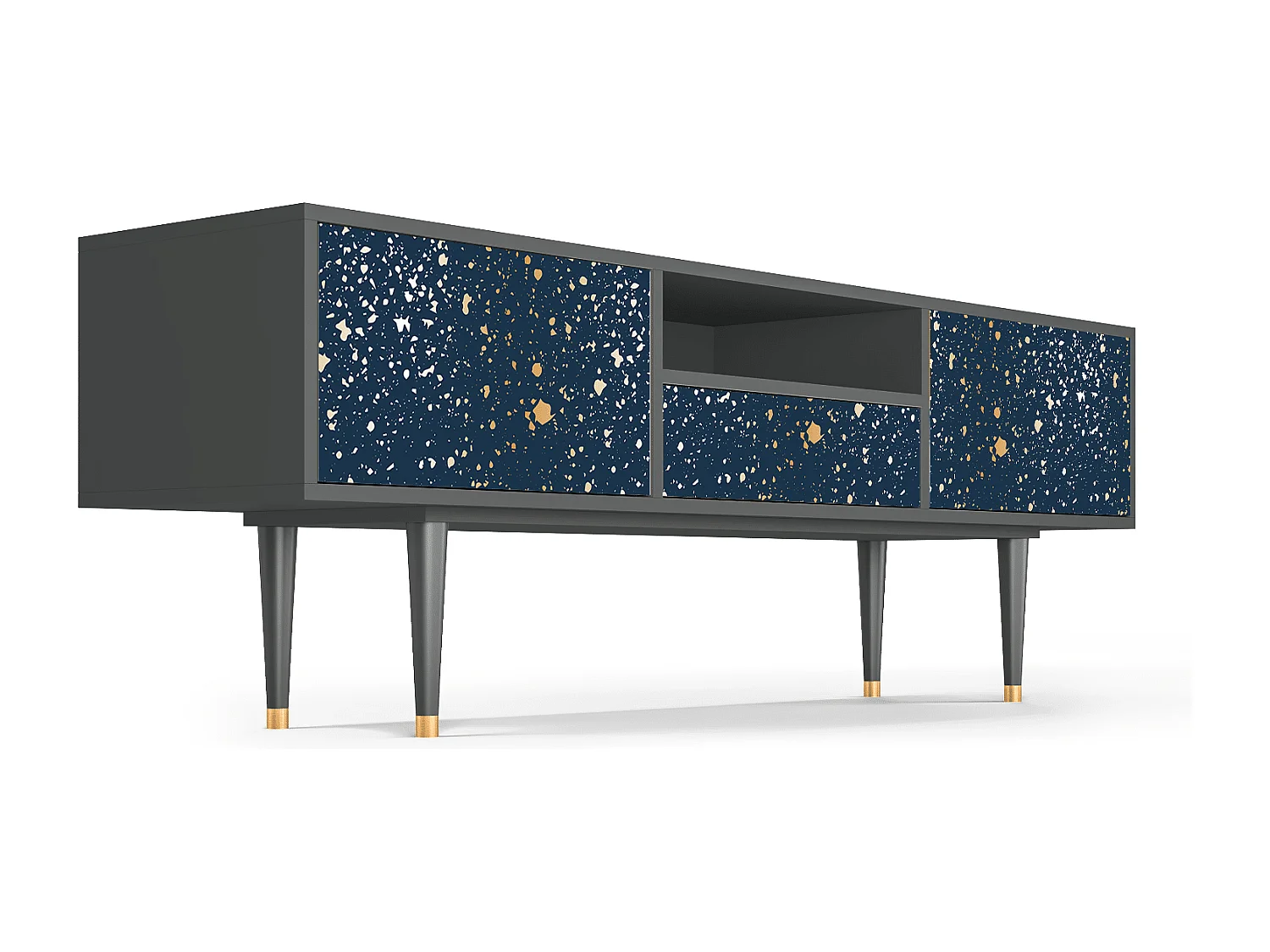 Mobile TV - 170х59х41 cm - T6 - Starfall, Antracite