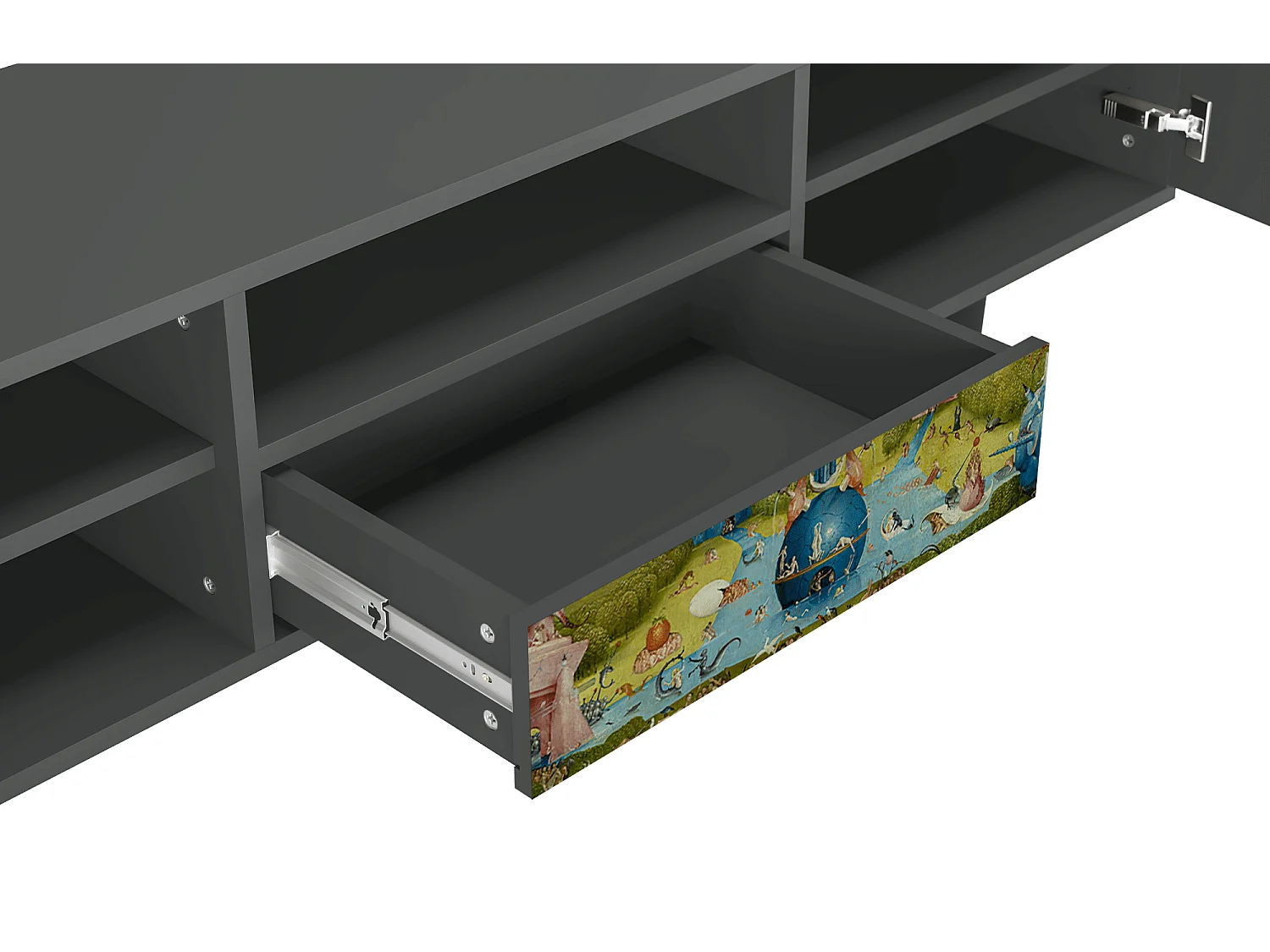 Meuble TV - 170х59х41 cm - T6 - The Garden 2 by Bosch, Anthracite