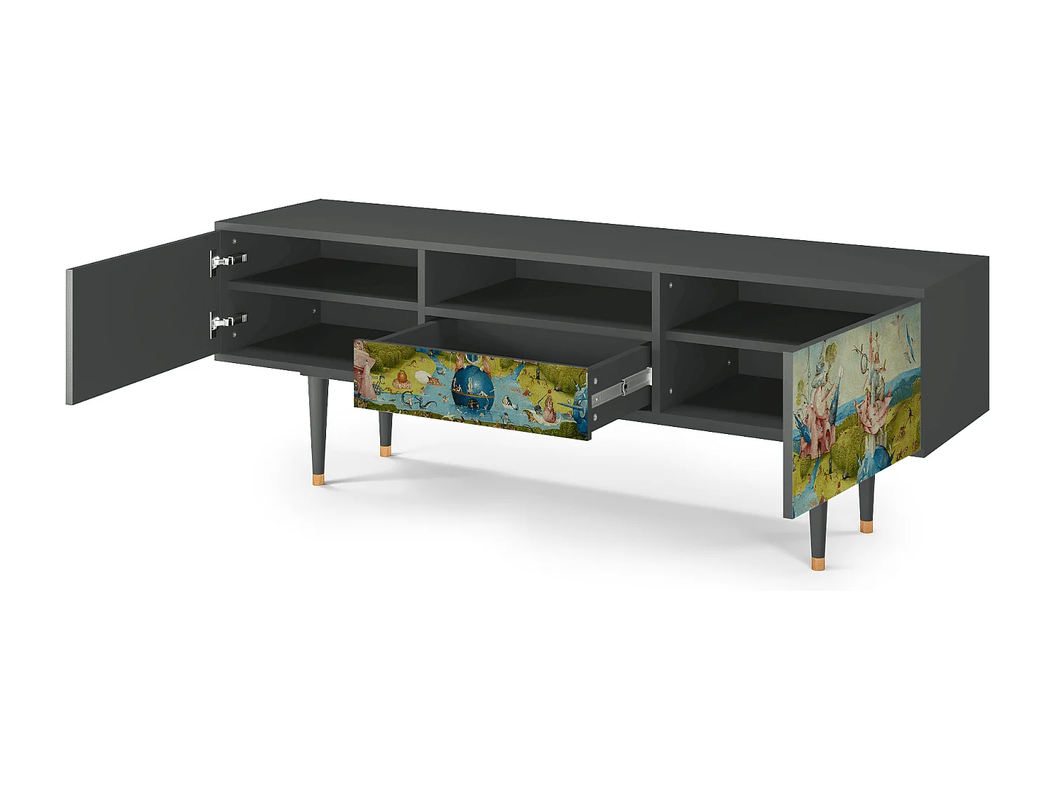 Meuble TV - 170х59х41 cm - T6 - The Garden 2 by Bosch, Anthracite