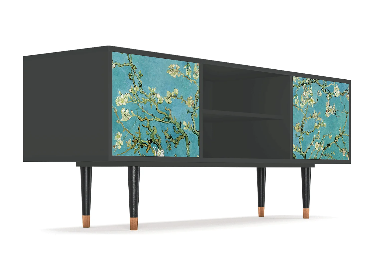 Meuble TV - 170х69х48 cm - T2 - Almond Blossom, Anthracite