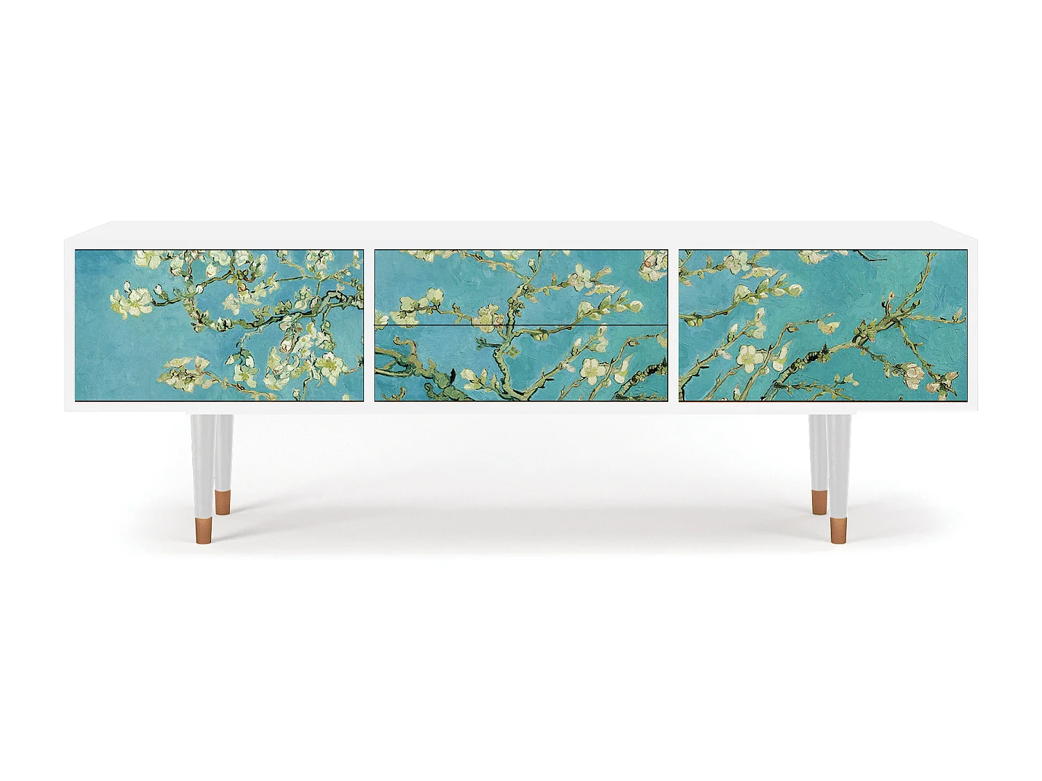 TV-Möbel - 170х59х48 cm - T4 - Almond Blossom, Weiß