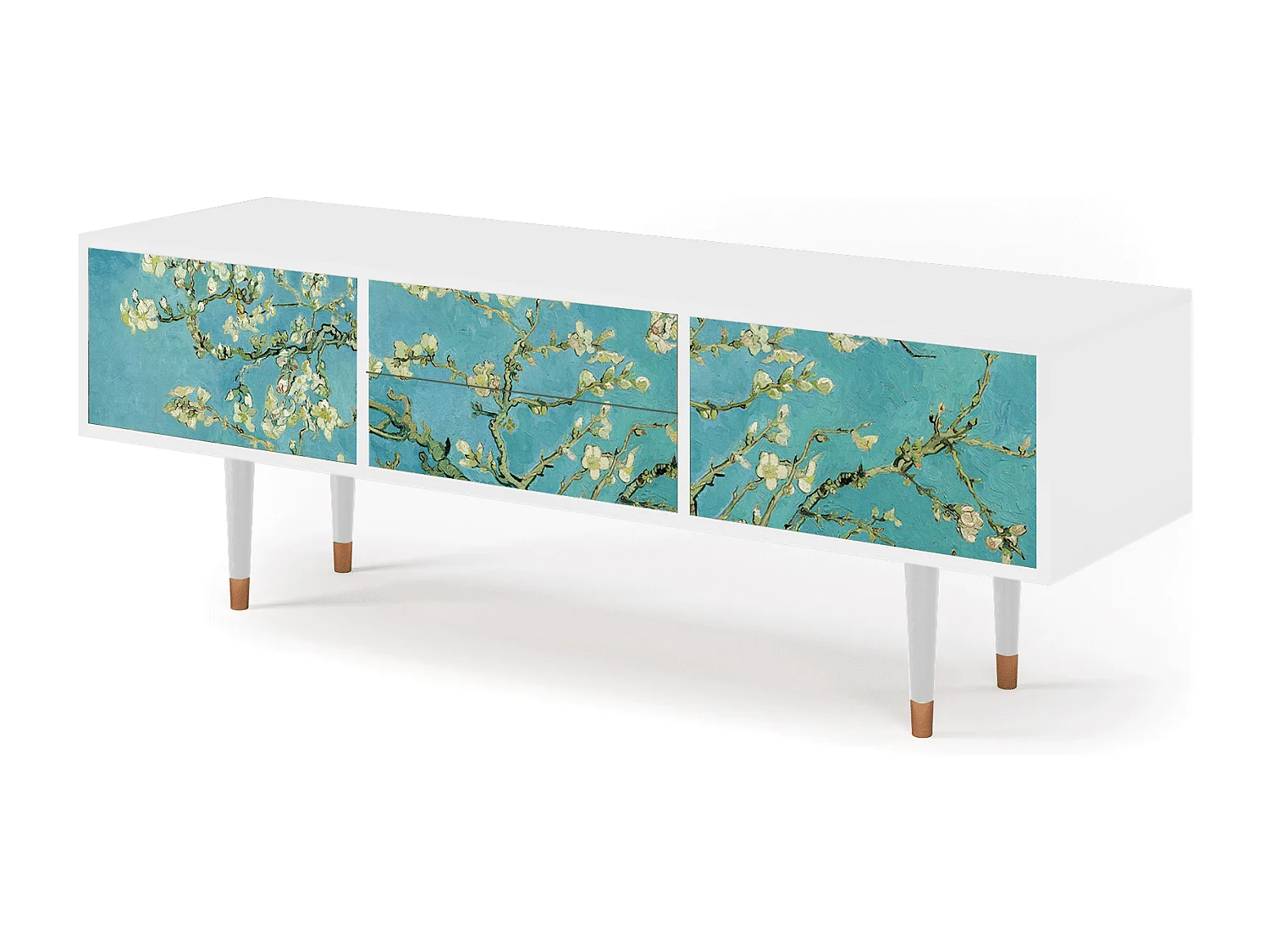 TV-Möbel - 170х59х48 cm - T4 - Almond Blossom, Weiß