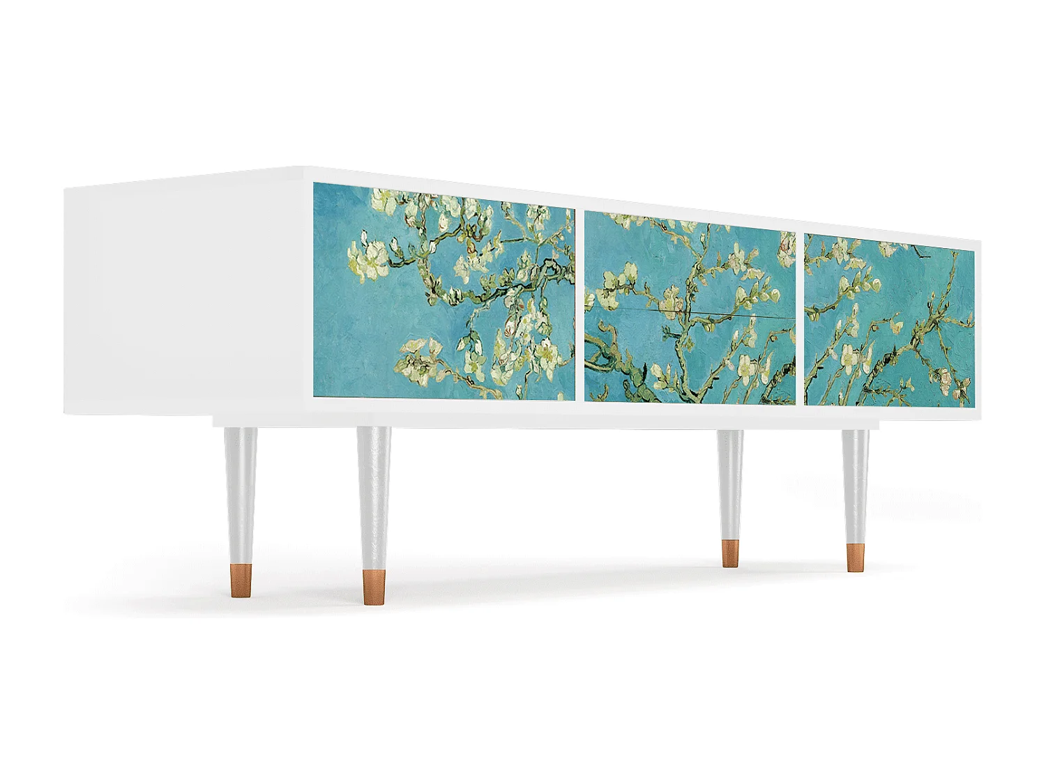 TV-Möbel - 170х59х48 cm - T4 - Almond Blossom, Weiß