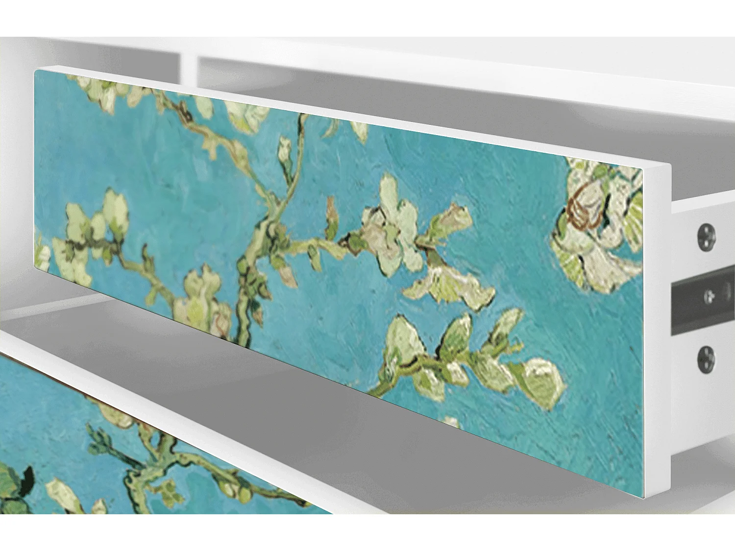 Meuble TV - 170х59х48 cm - T4 - Almond Blossom, Blanc