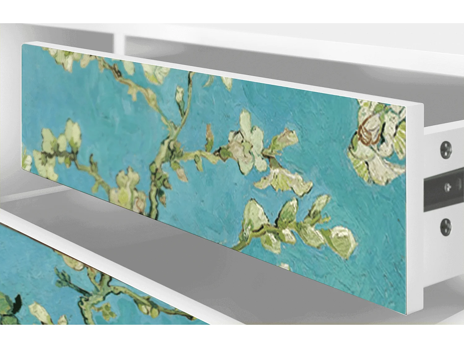 Meuble TV - 170х59х48 cm - T4 - Almond Blossom, Blanc