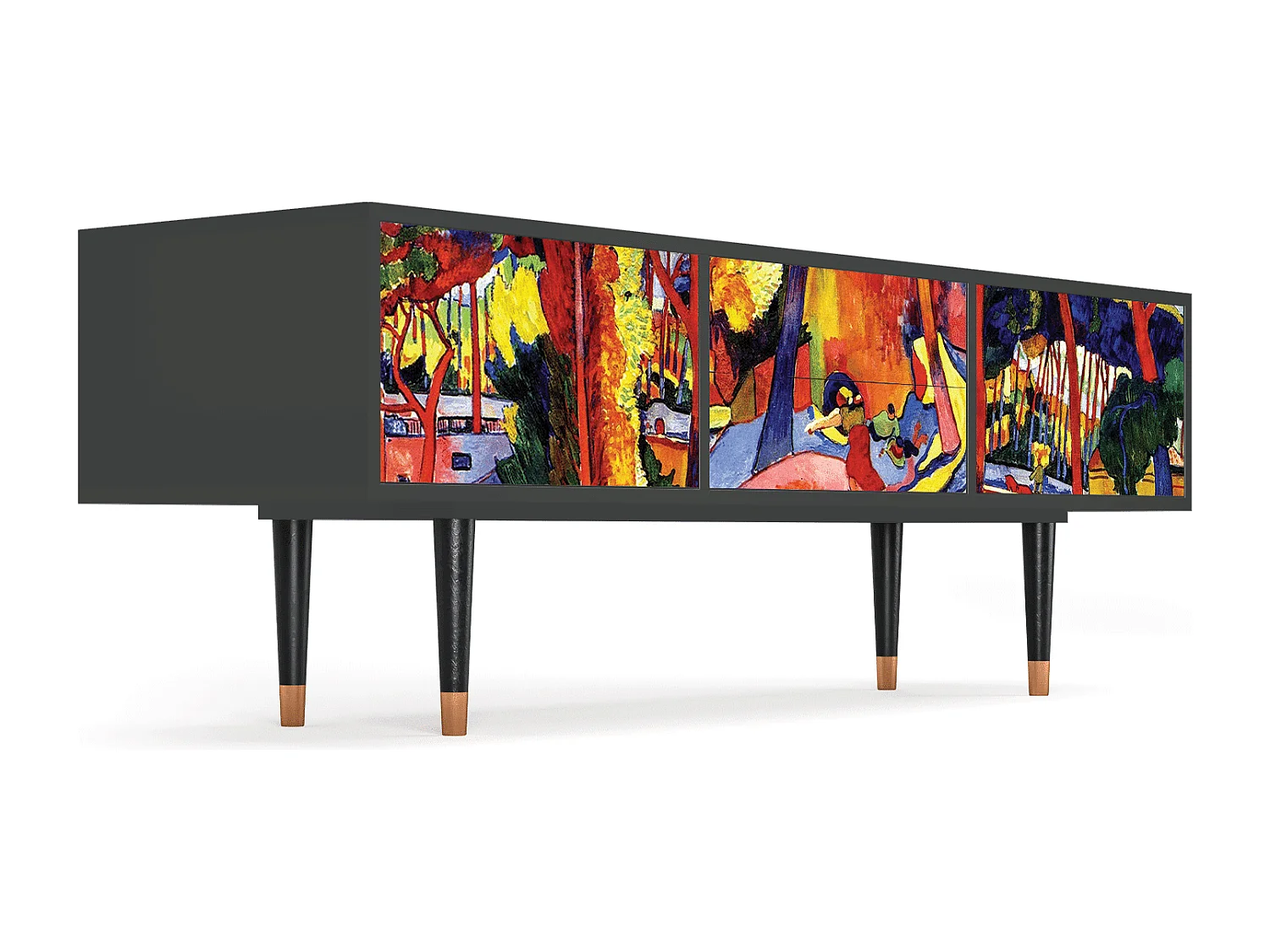 Mueble de TV - 170х59х48 cm - T4 - The Turning Road, Antracite