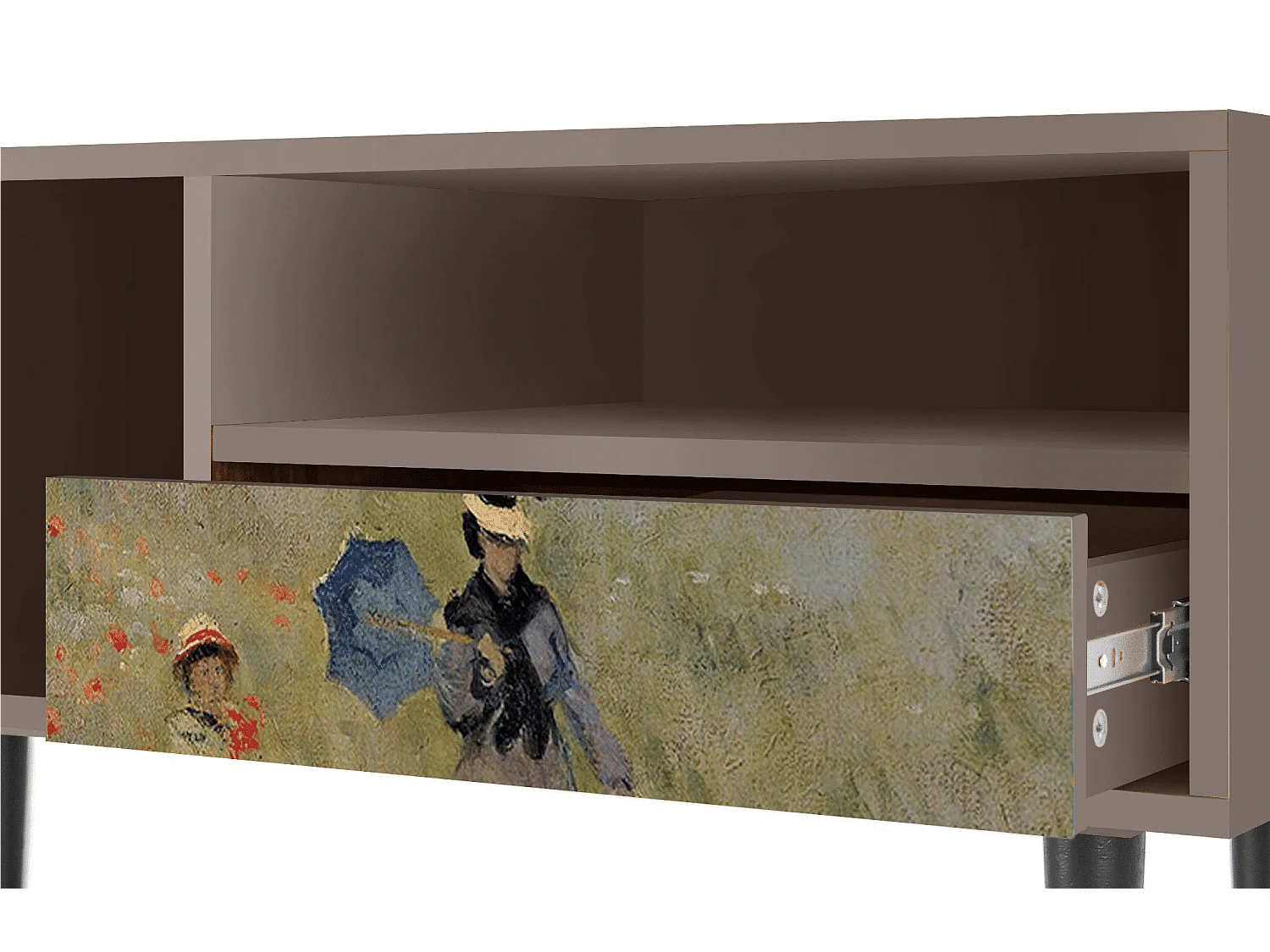 TV-meubel - 115х59х48 cm - T3 - The Poppy Field   , Latte