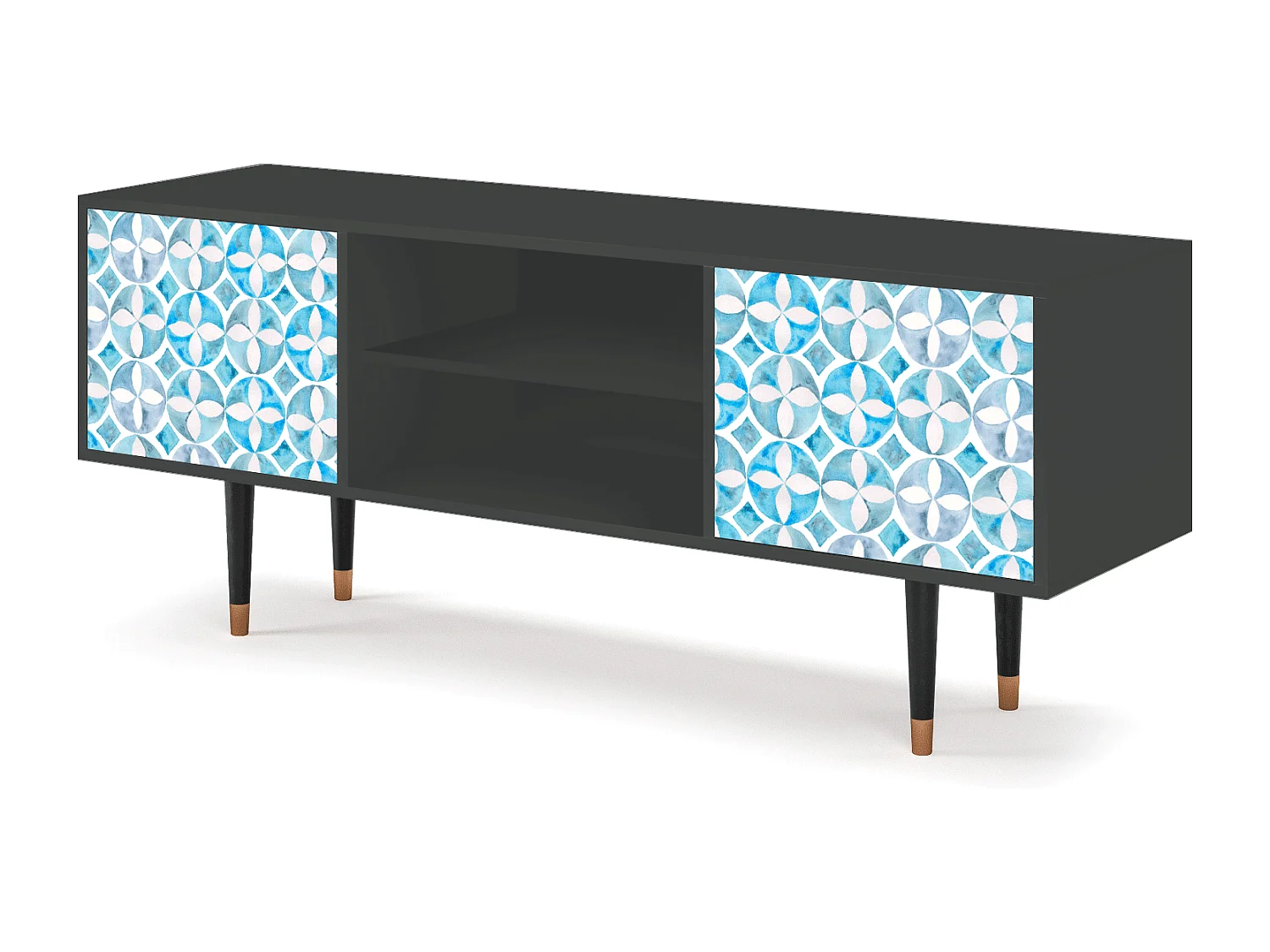 TV-Möbel - 170х69х48 cm - T2 - Porto Mood, Anthrazit