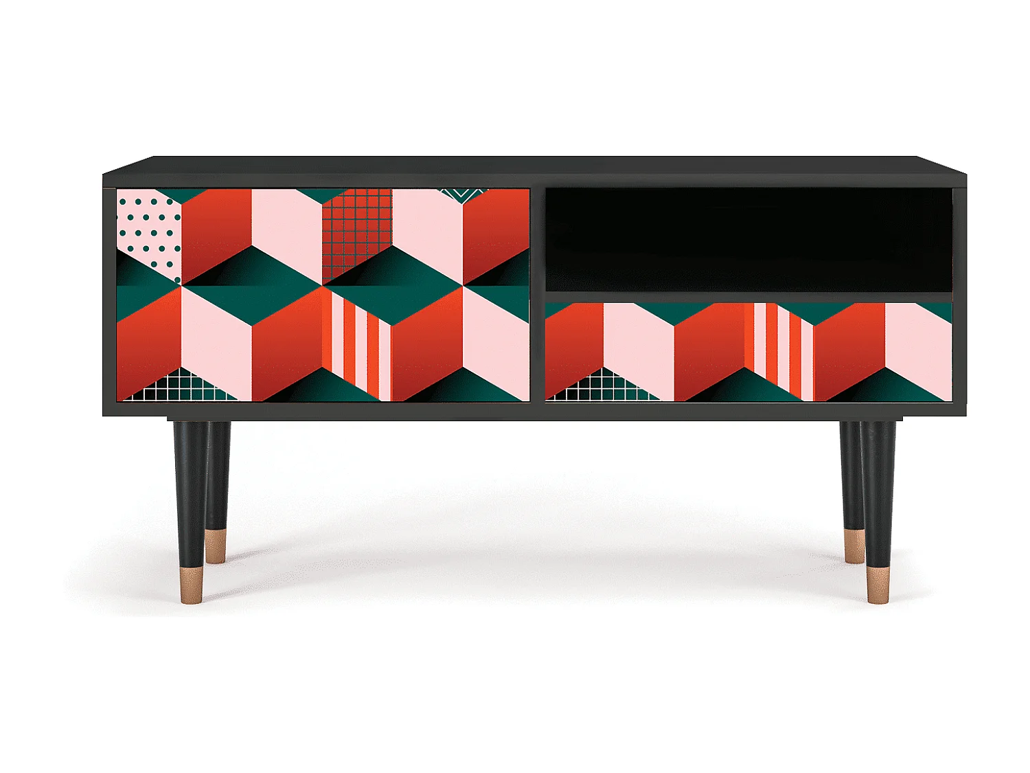 Mueble de TV - 115х59х48 cm - T3 - Pepsi-Cola, Antracita