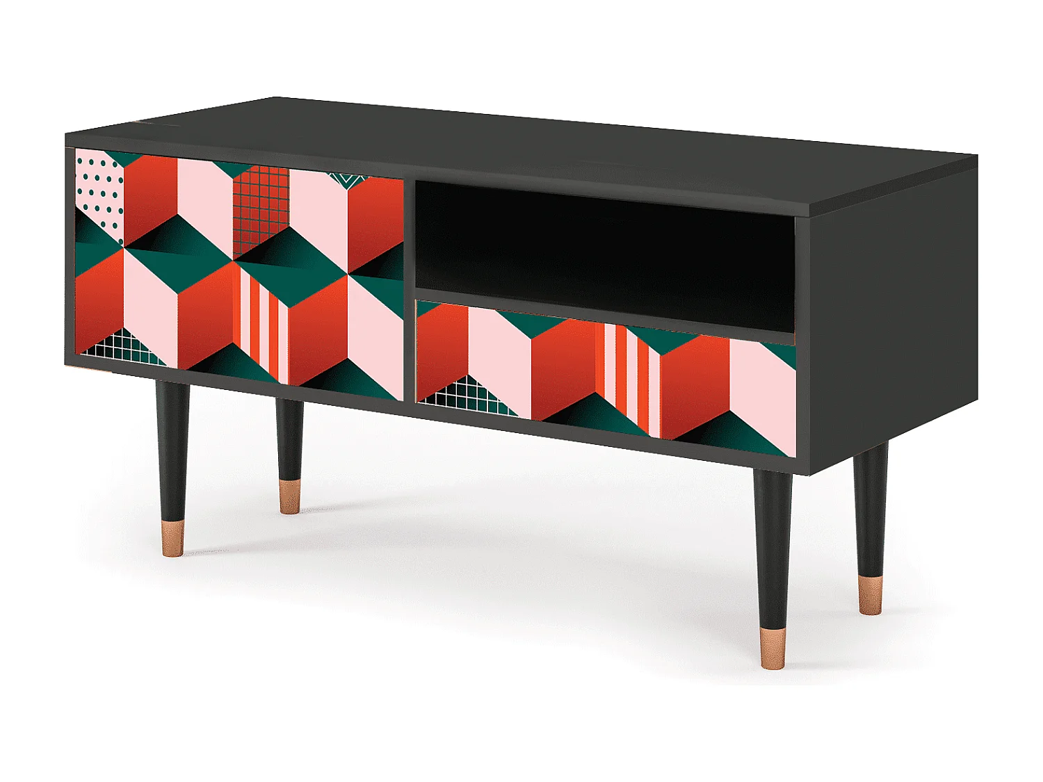 Meuble TV - 115х59х48 cm - T3 - Pepsi-Cola, Anthracite