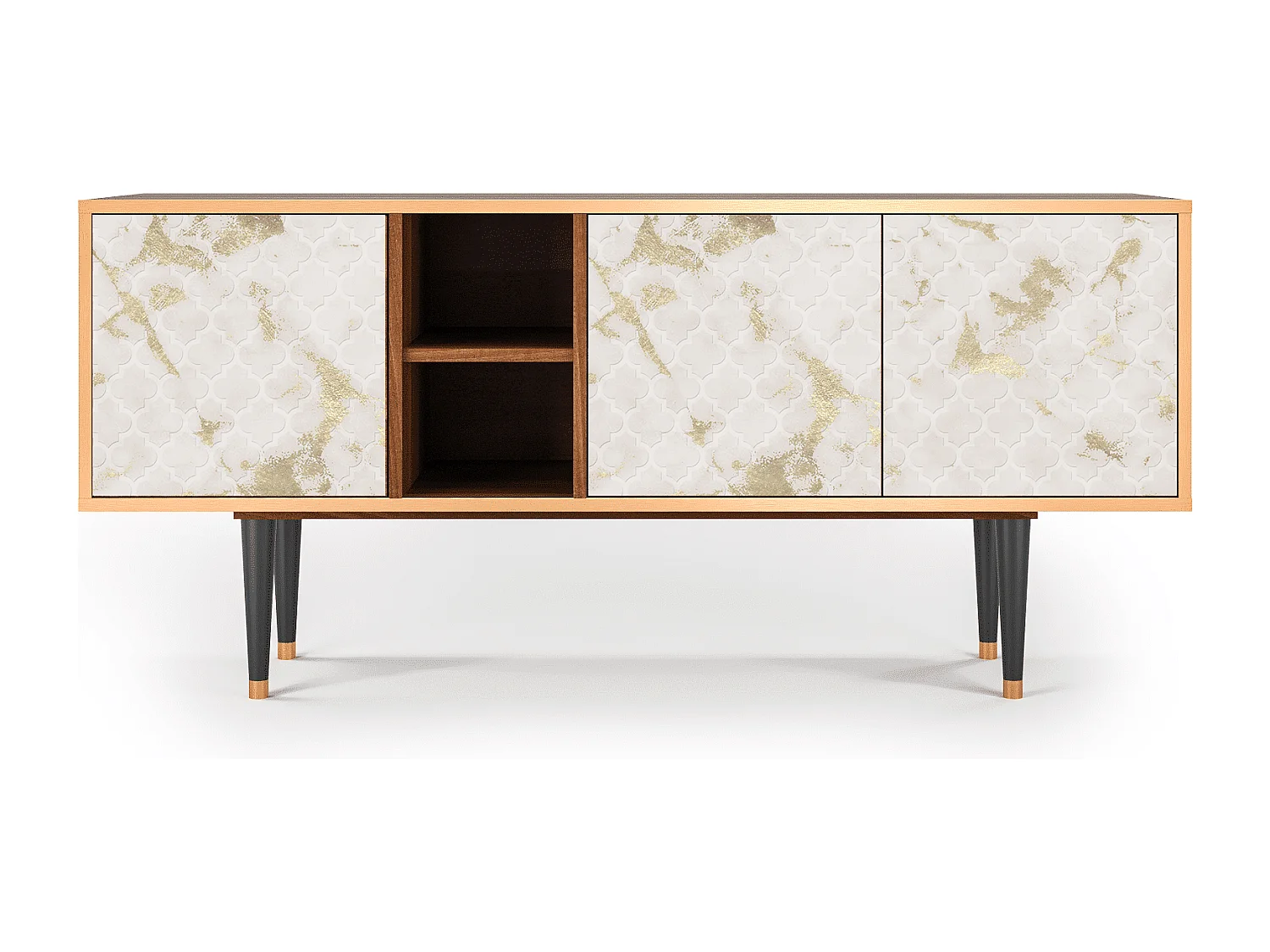 Meuble TV - 150х69х41 cm - T5 - Sahara desert, Noyer