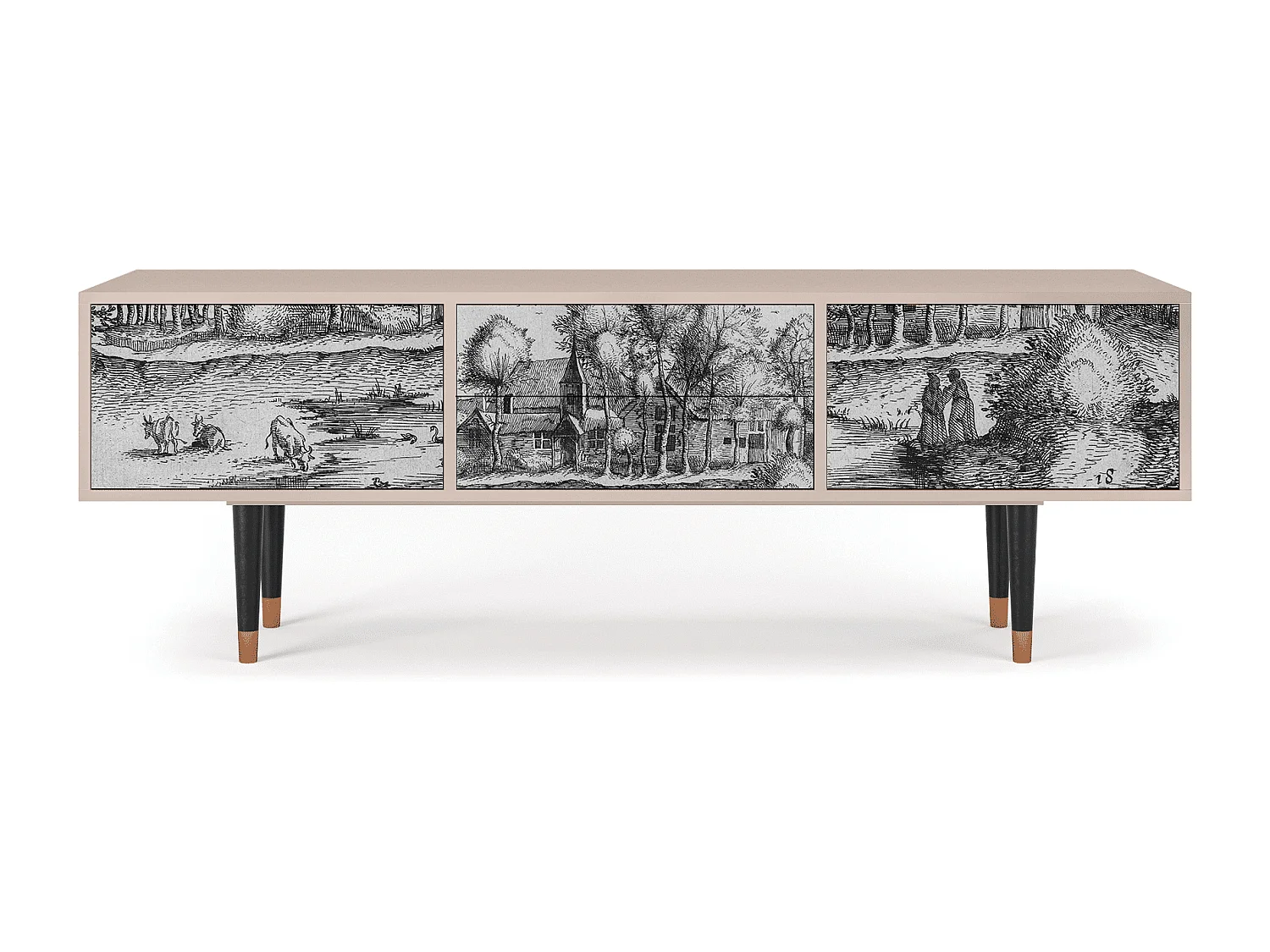 Meuble TV - 170х59х48 cm - T4 - A Pond, Latte