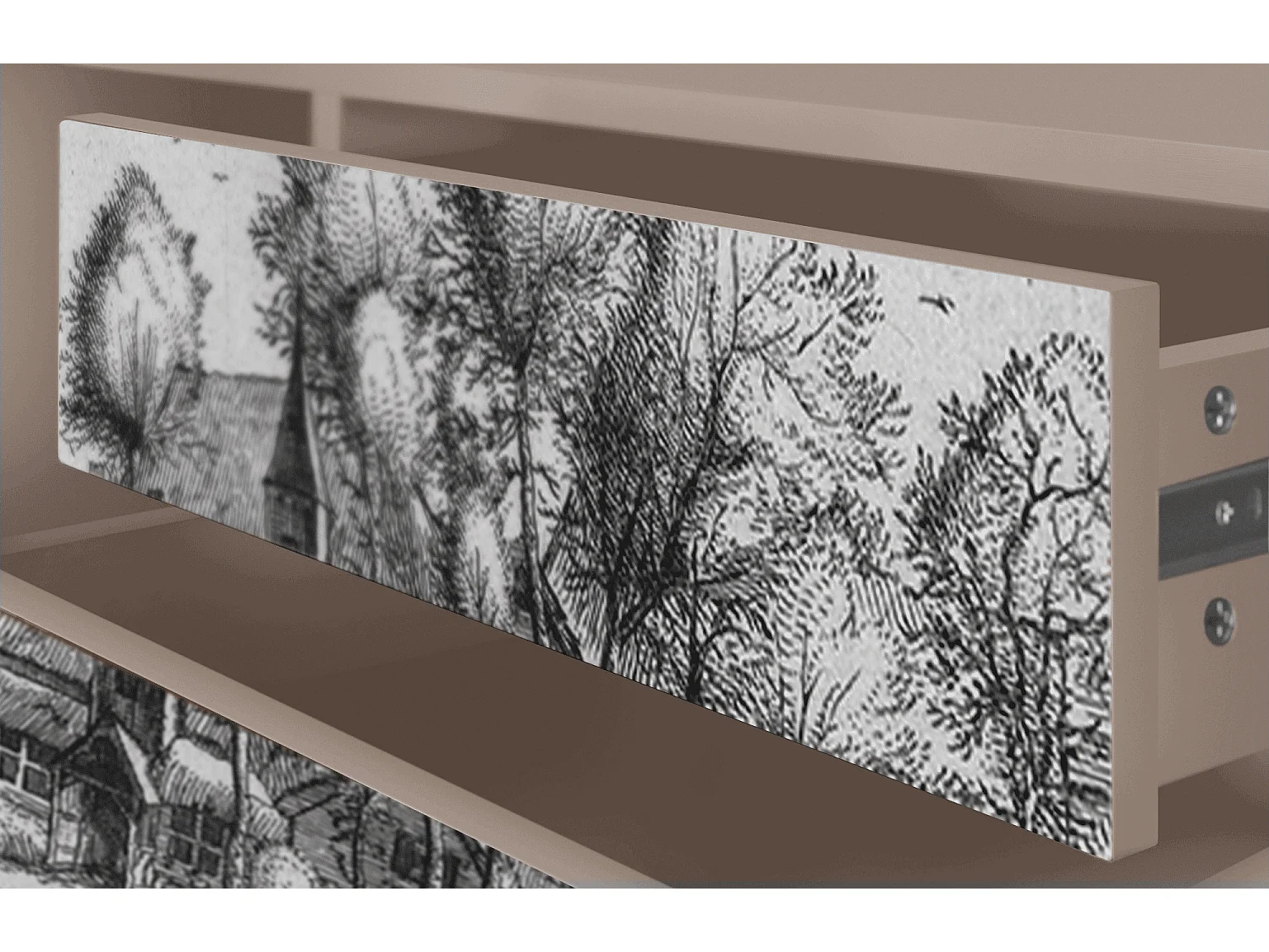 Meuble TV - 170х59х48 cm - T4 - A Pond, Latte