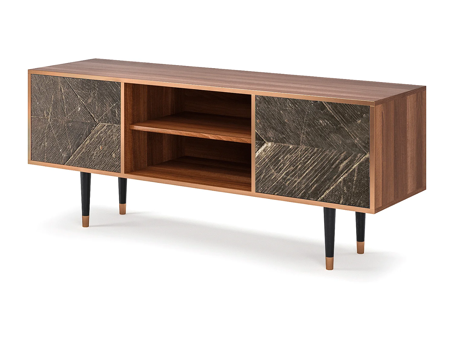 Szafka RTV - 170х69х48 cm - T2 - Wise Tree, Orzech