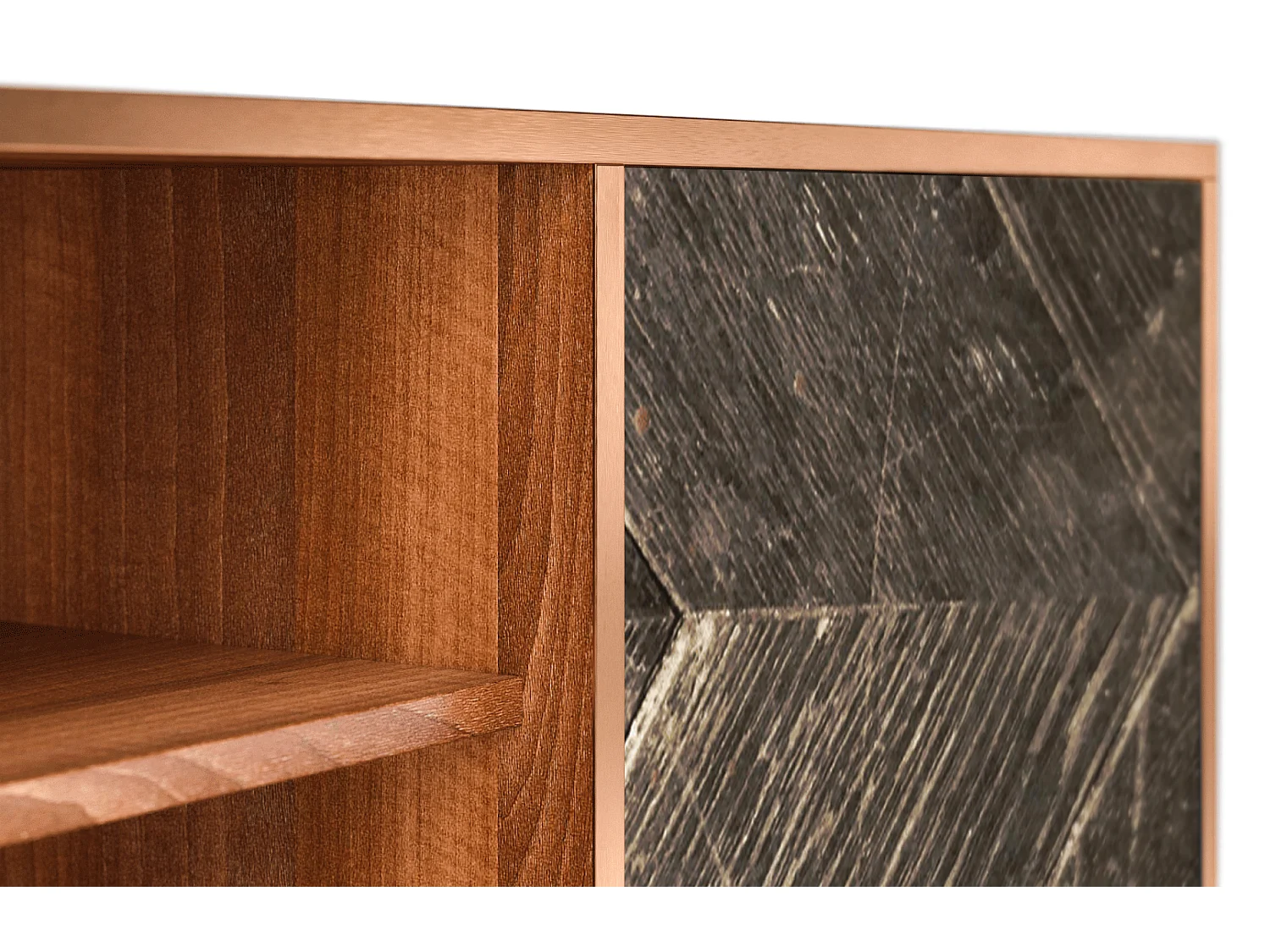 Szafka RTV - 170х69х48 cm - T2 - Wise Tree, Orzech