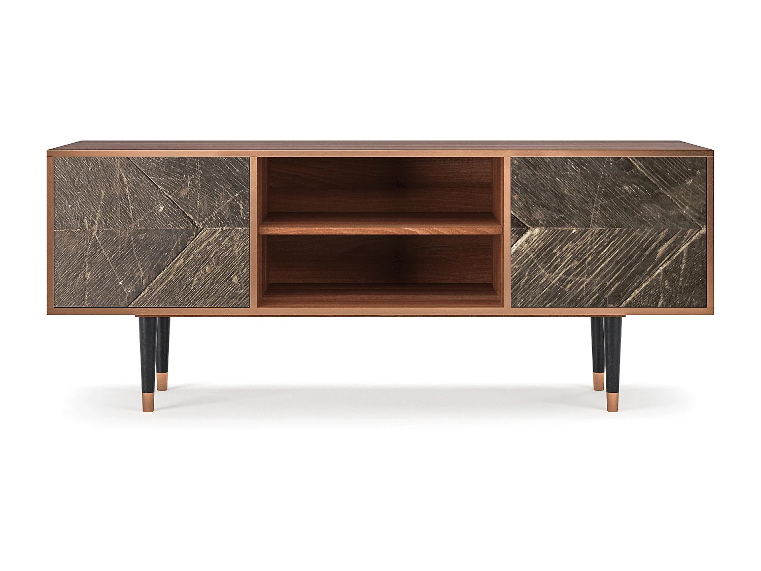 TV-meubel - 170х69х48 cm - T2 - Wise Tree, Walnoot