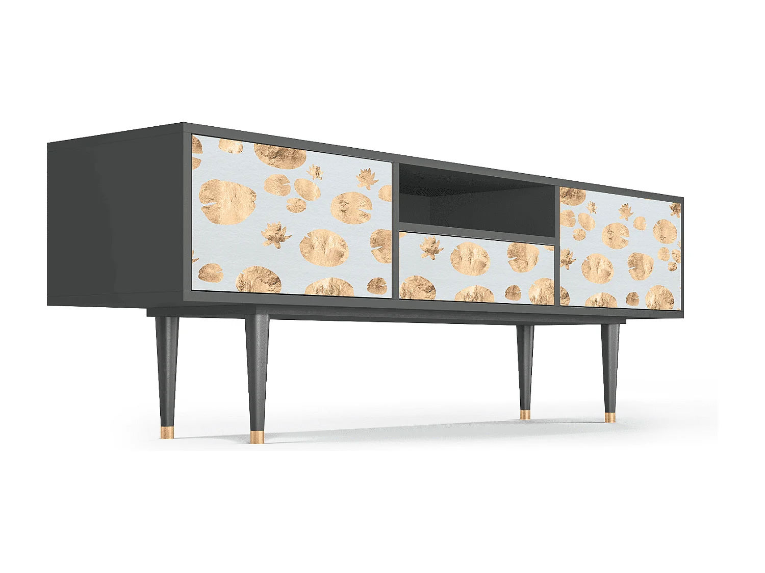 TV-Möbel - 170х59х41 cm - T6 - Blue Giraffe, Anthrazit